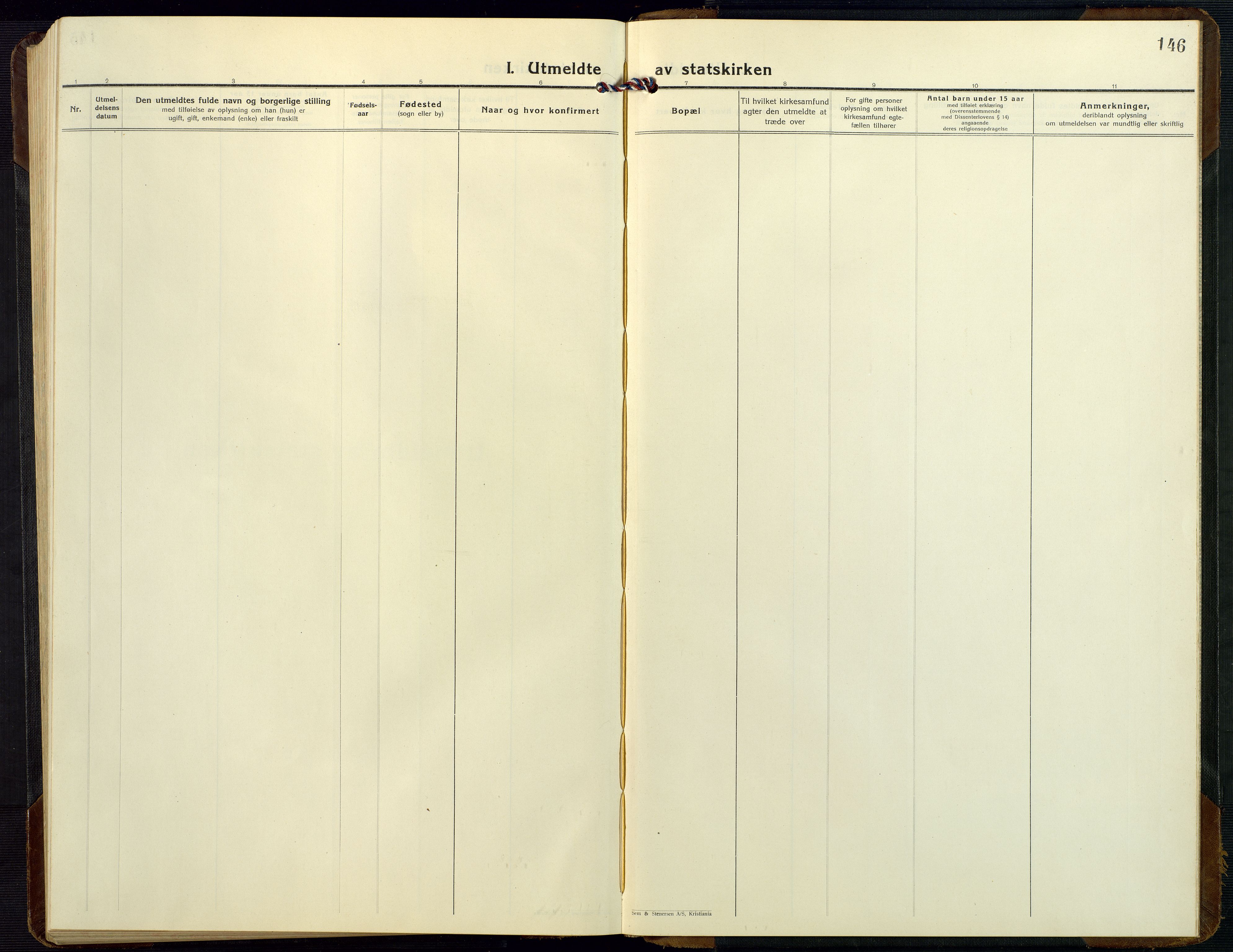 Dypvåg sokneprestkontor, AV/SAK-1111-0007/F/Fb/Fbb/L0006: Klokkerbok nr. B 6, 1925-1954, s. 146