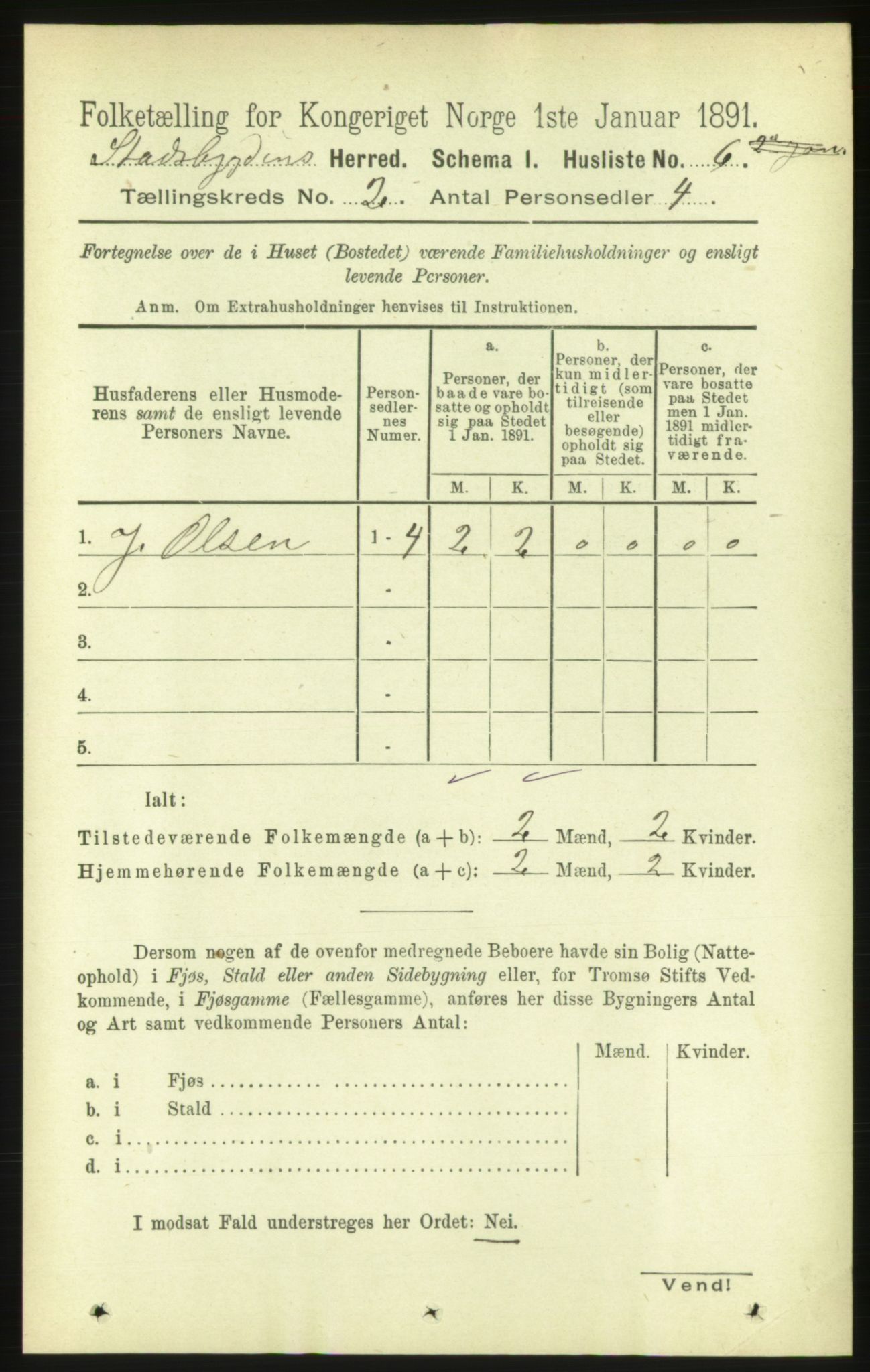 RA, Folketelling 1891 for 1625 Stadsbygd herred, 1891, s. 691