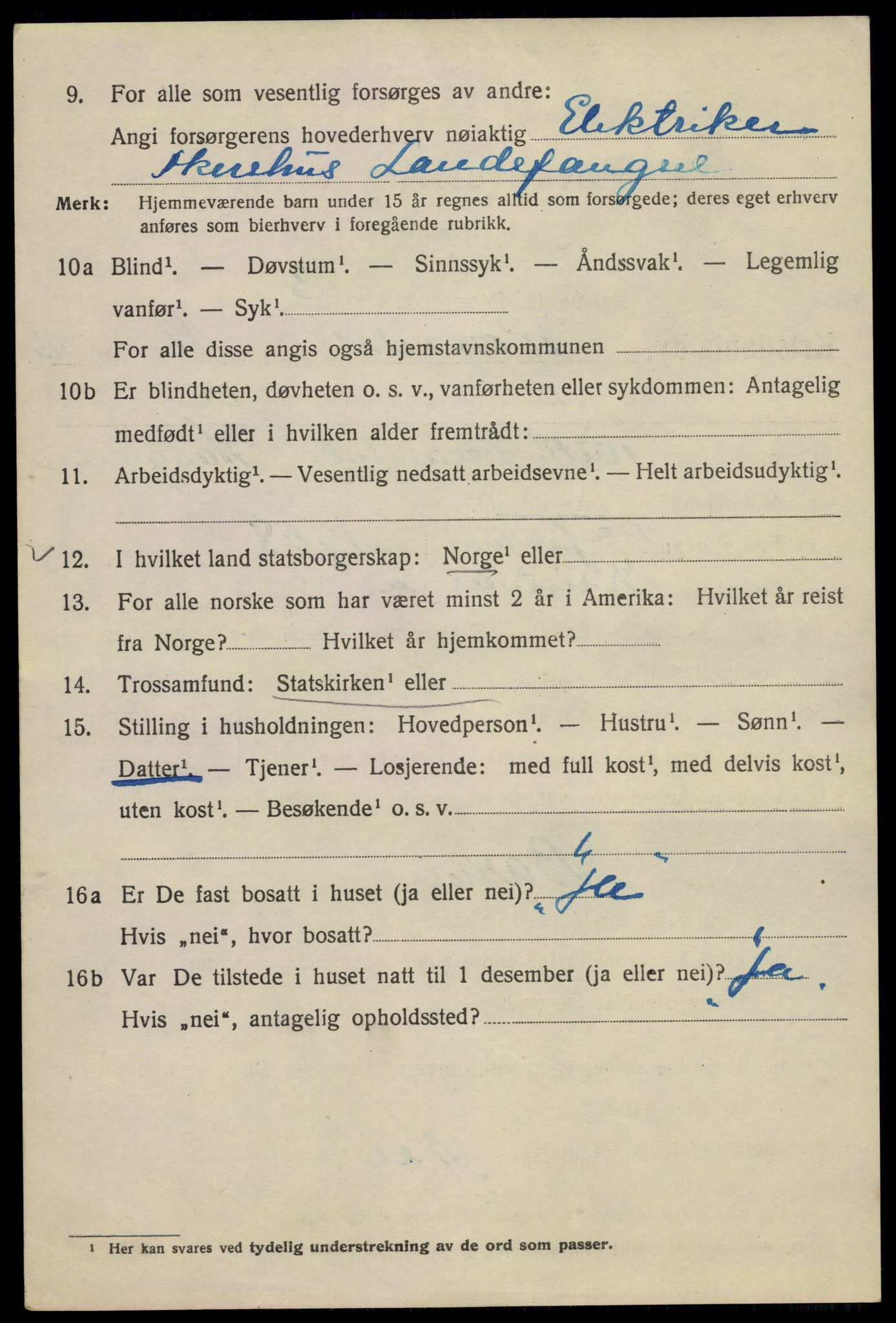 SAO, Folketelling 1920 for 0301 Kristiania kjøpstad, 1920, s. 463886