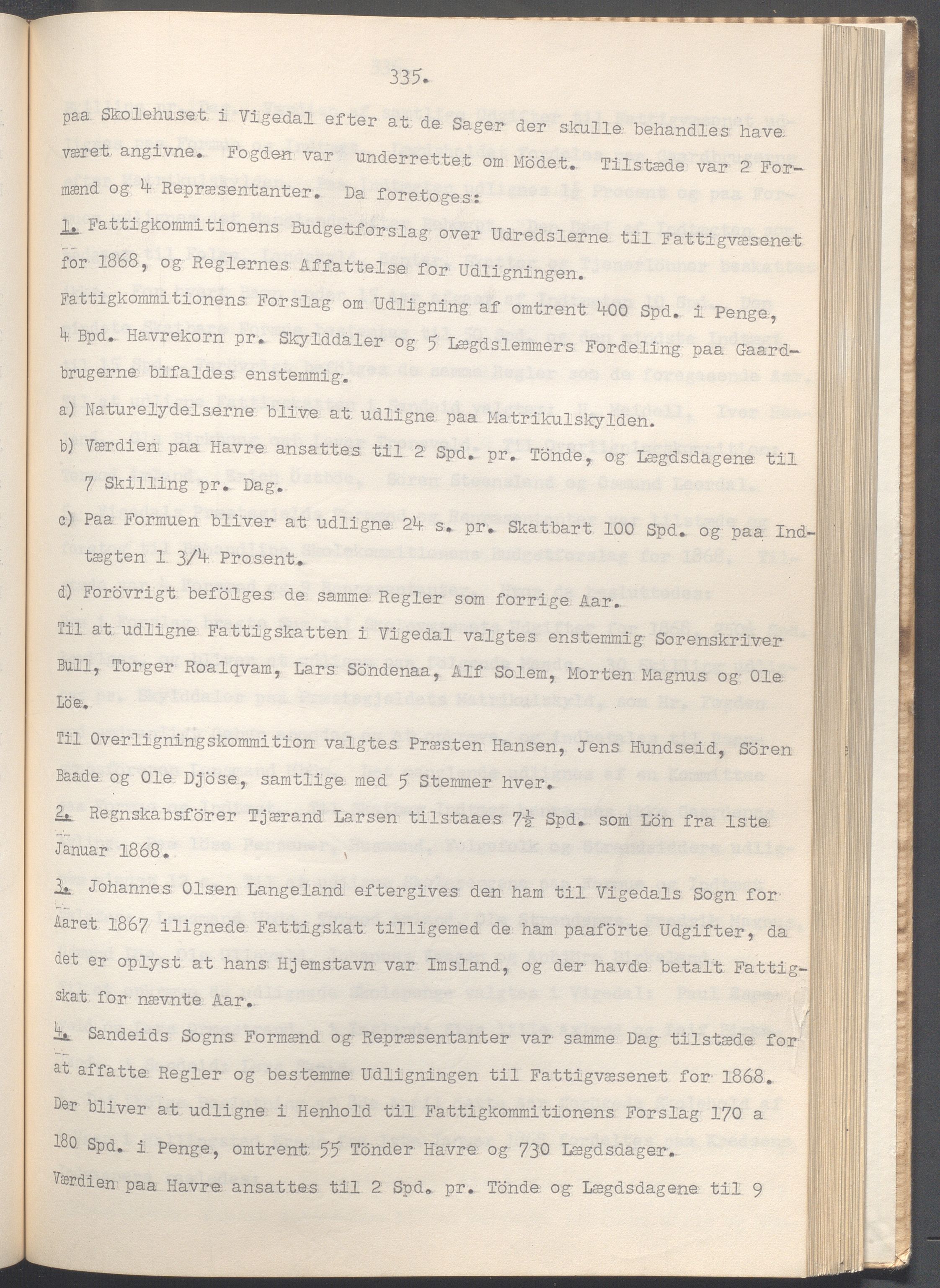 Vikedal kommune - Formannskapet, IKAR/K-100598/A/Ac/L0002: Avskrift av møtebok, 1862-1874, s. 335