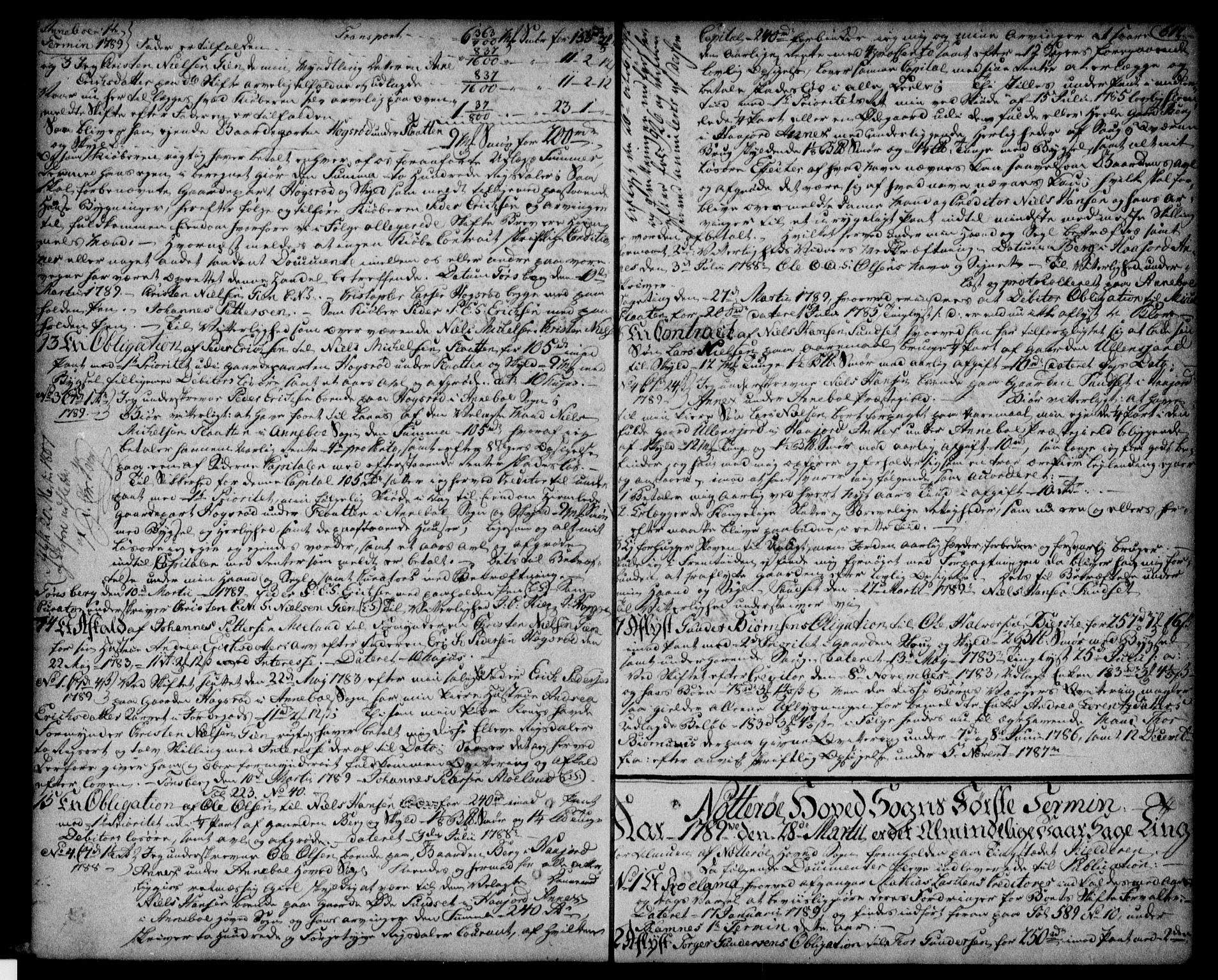 Søndre Jarlsberg sorenskriveri, SAKO/A-129/G/Ga/Gaa/L0006B: Pantebok nr. I 6b, 1787-1793, s. 612