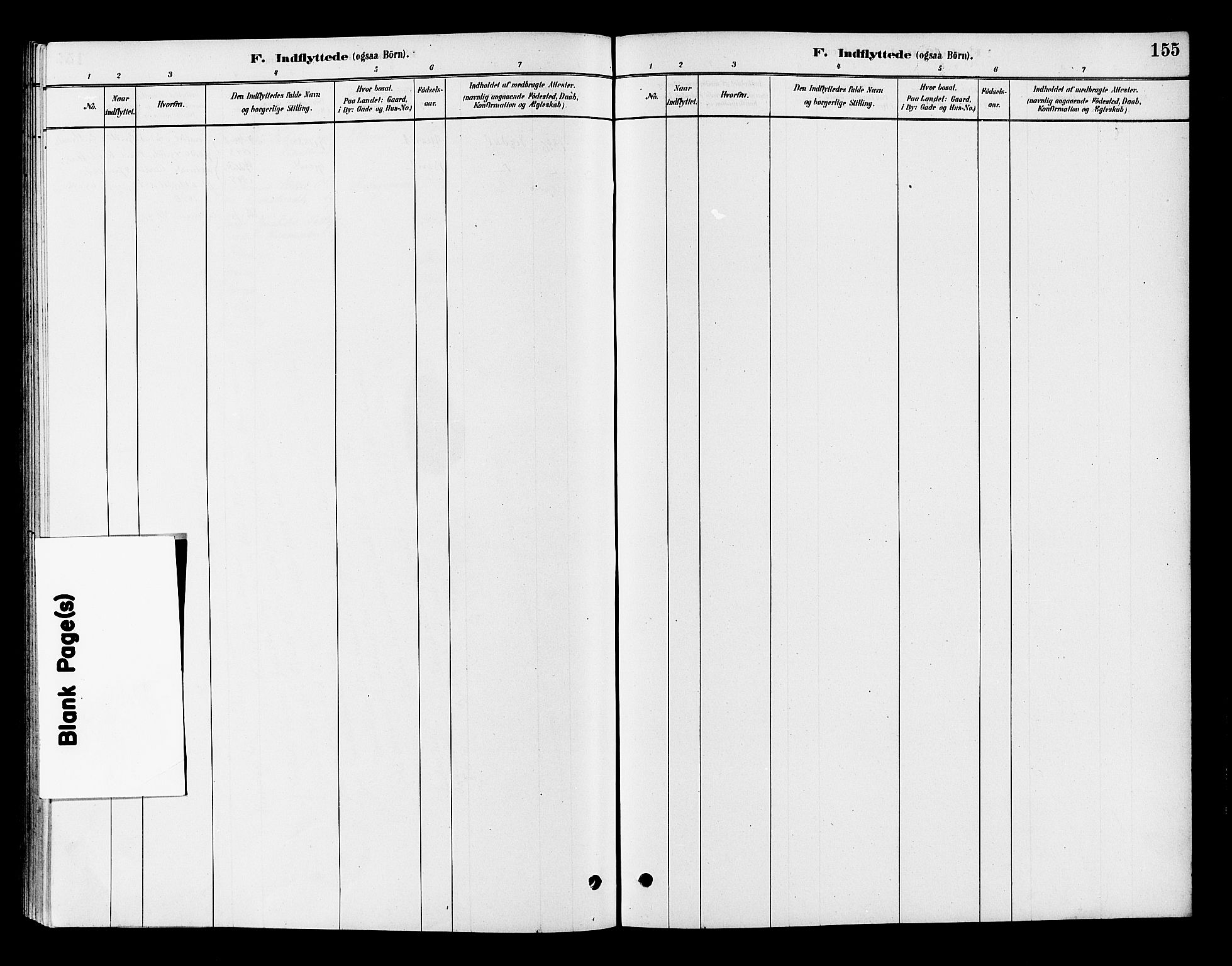 Flesberg kirkebøker, AV/SAKO-A-18/F/Fc/L0001: Ministerialbok nr. III 1, 1879-1905, s. 155