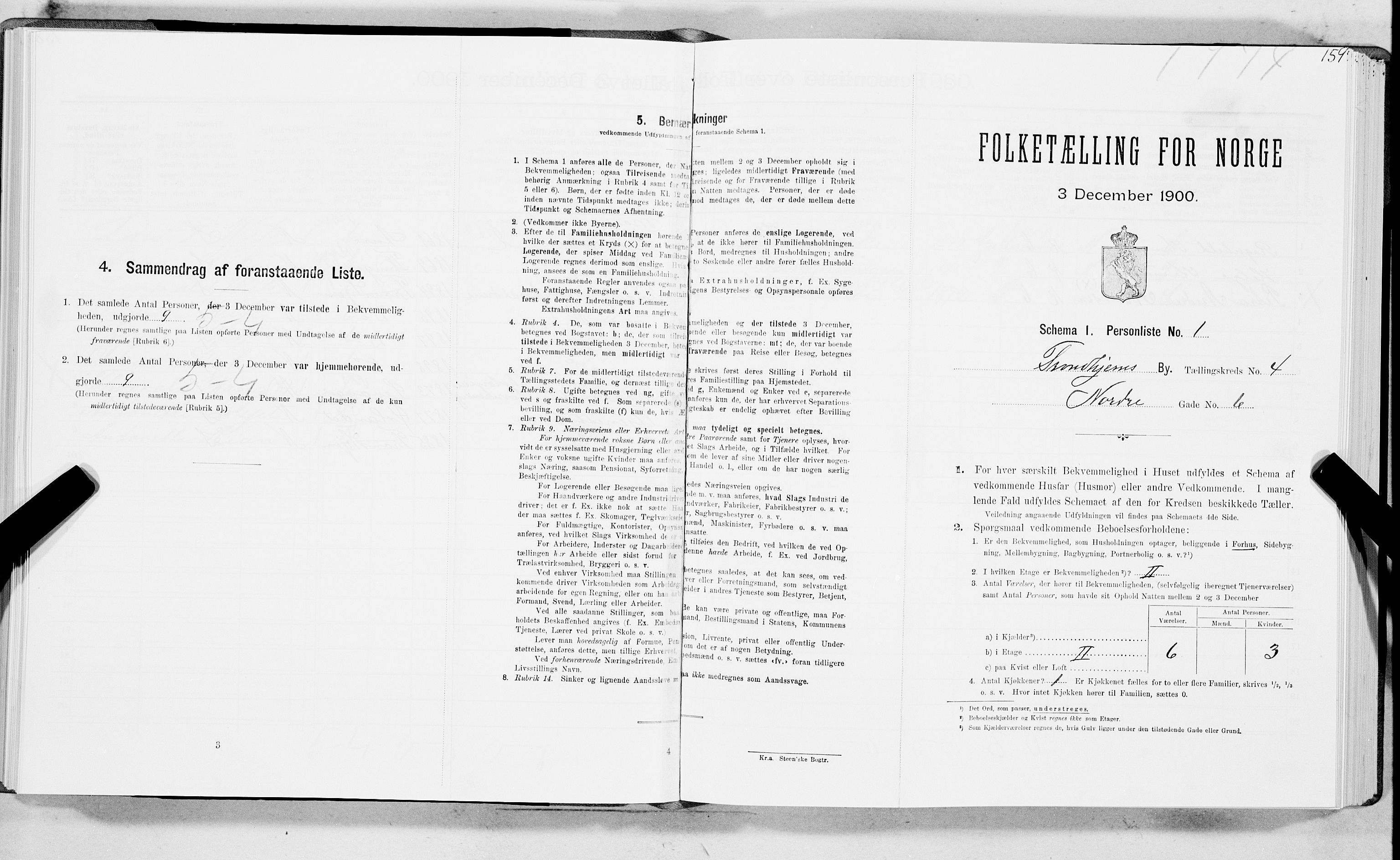 SAT, Folketelling 1900 for 1601 Trondheim kjøpstad, 1900, s. 739