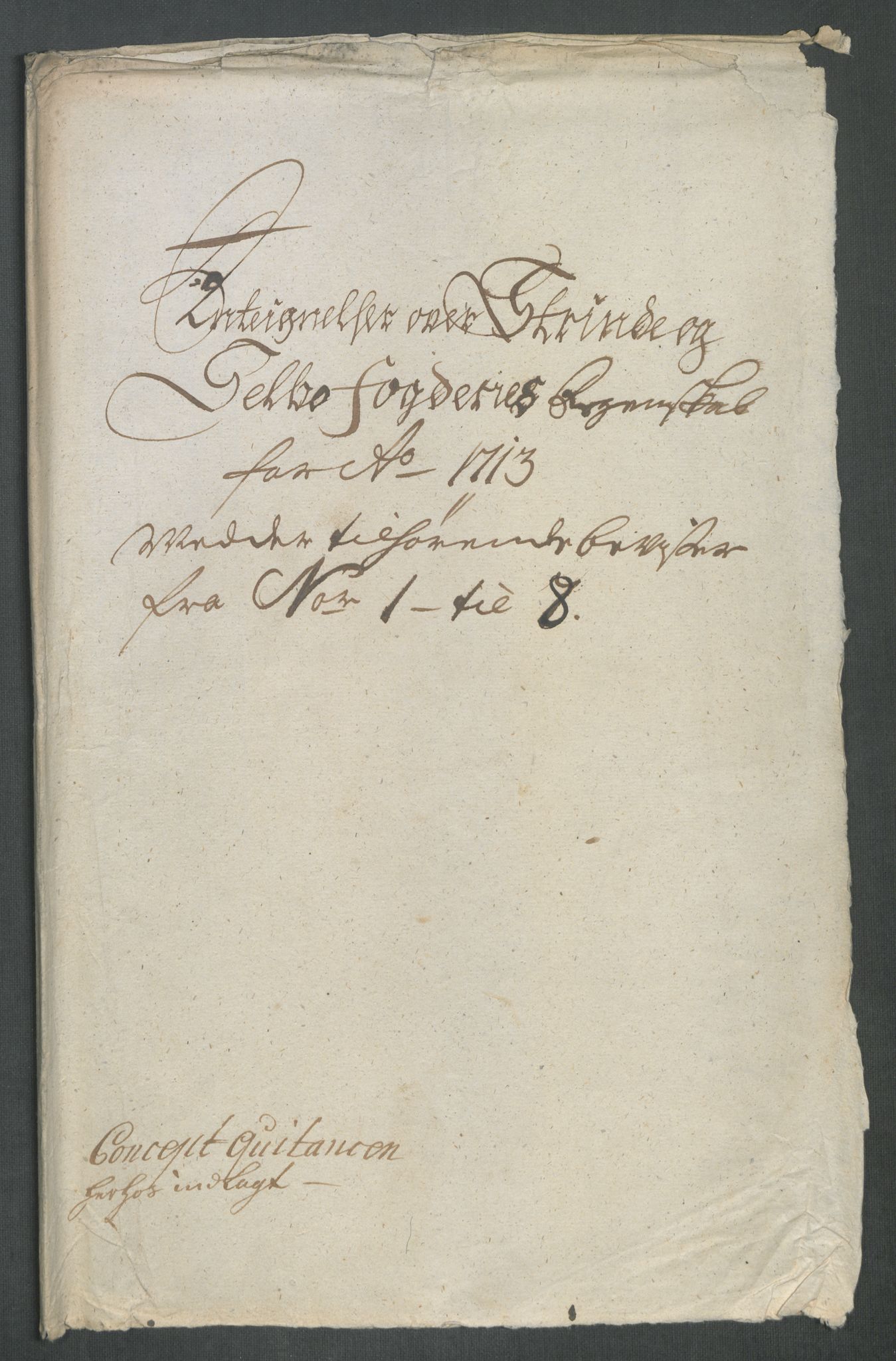 Rentekammeret inntil 1814, Reviderte regnskaper, Fogderegnskap, RA/EA-4092/R61/L4113: Fogderegnskap Strinda og Selbu, 1712-1713, s. 526