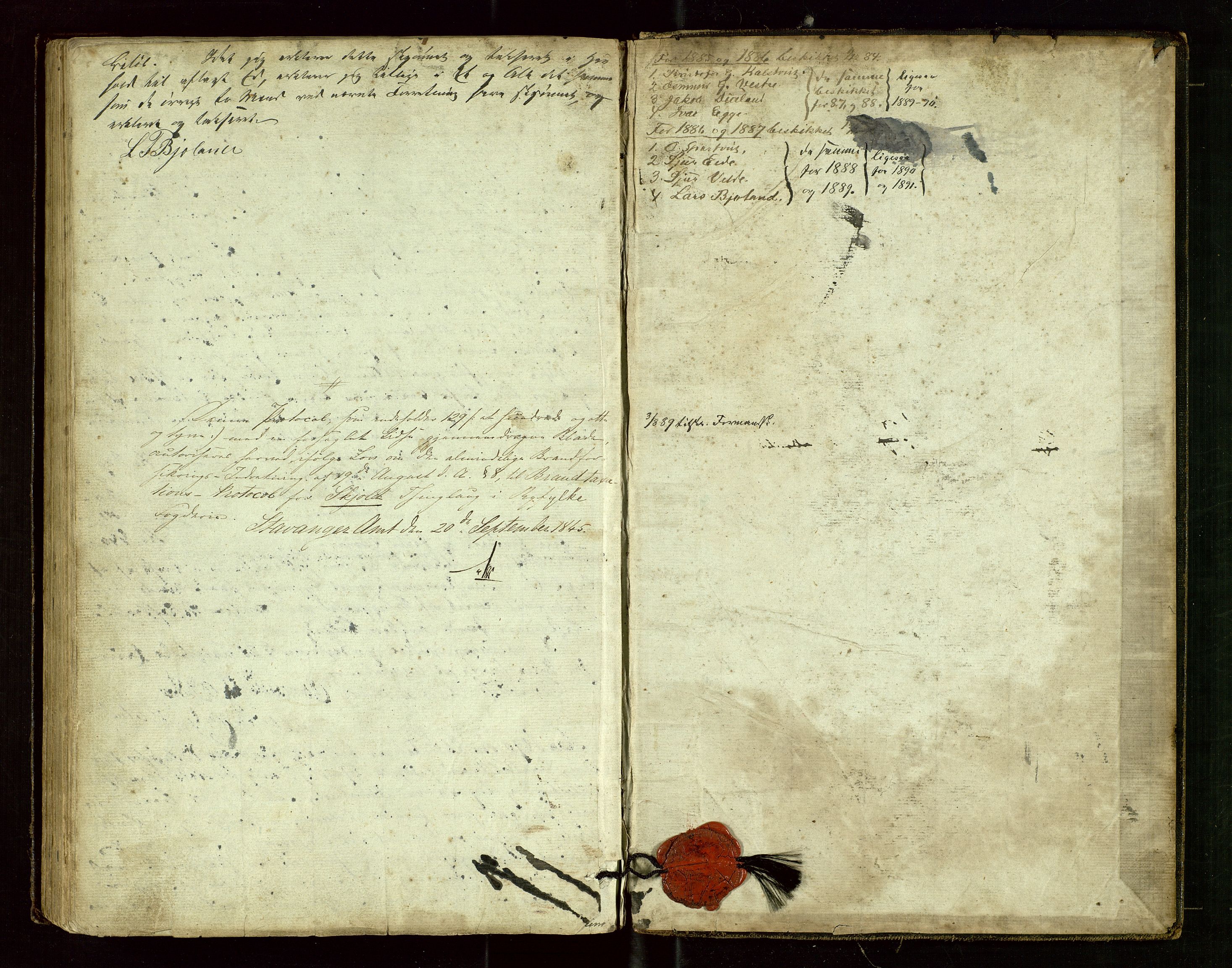 Skjold lensmannskontor, AV/SAST-A-100182/Goa/L0001: "Brandtaxations-Protocol for Skjold Thinglaug i Ryfylke", 1853-1890, s. 128b