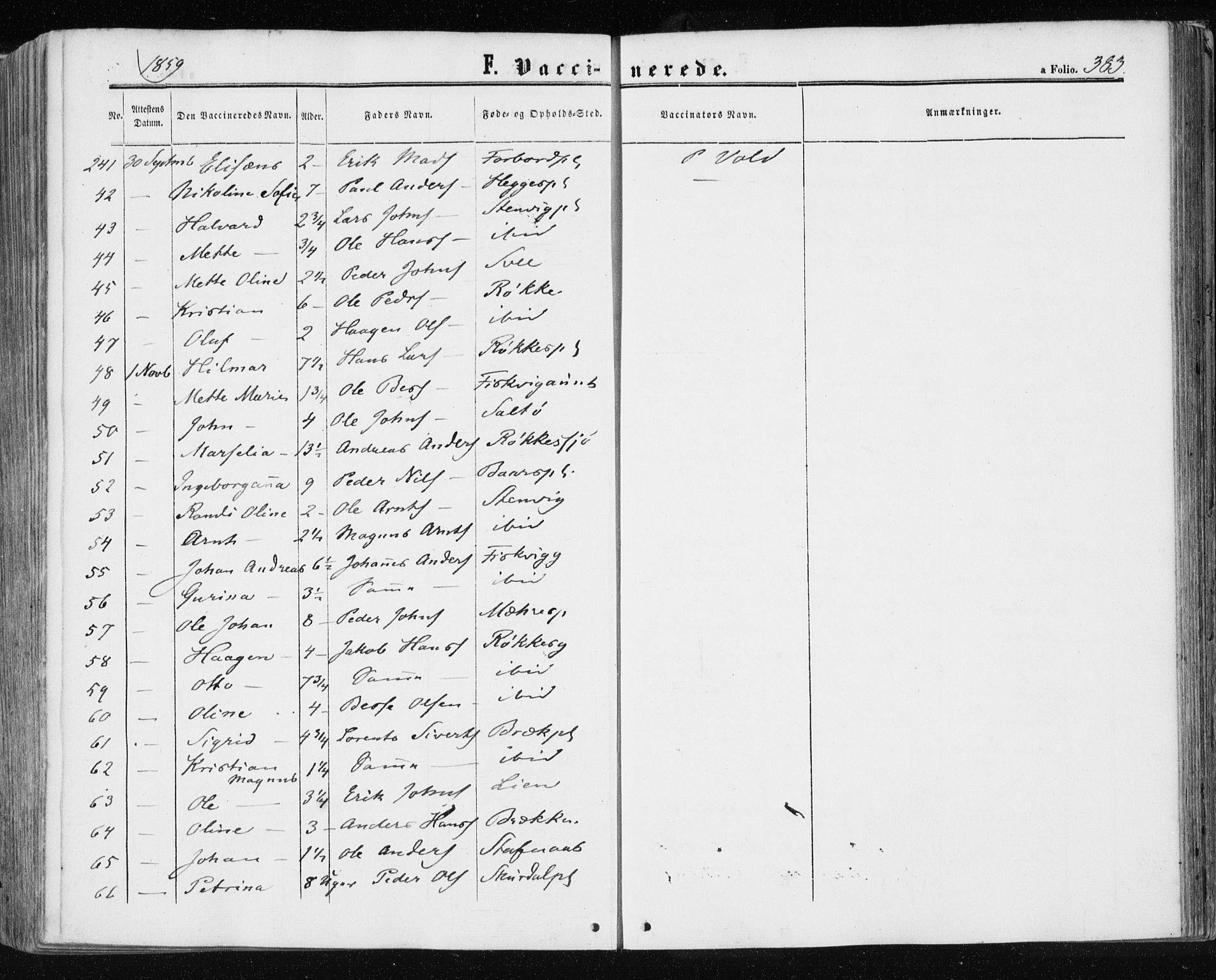 Ministerialprotokoller, klokkerbøker og fødselsregistre - Nord-Trøndelag, AV/SAT-A-1458/709/L0075: Ministerialbok nr. 709A15, 1859-1870, s. 383