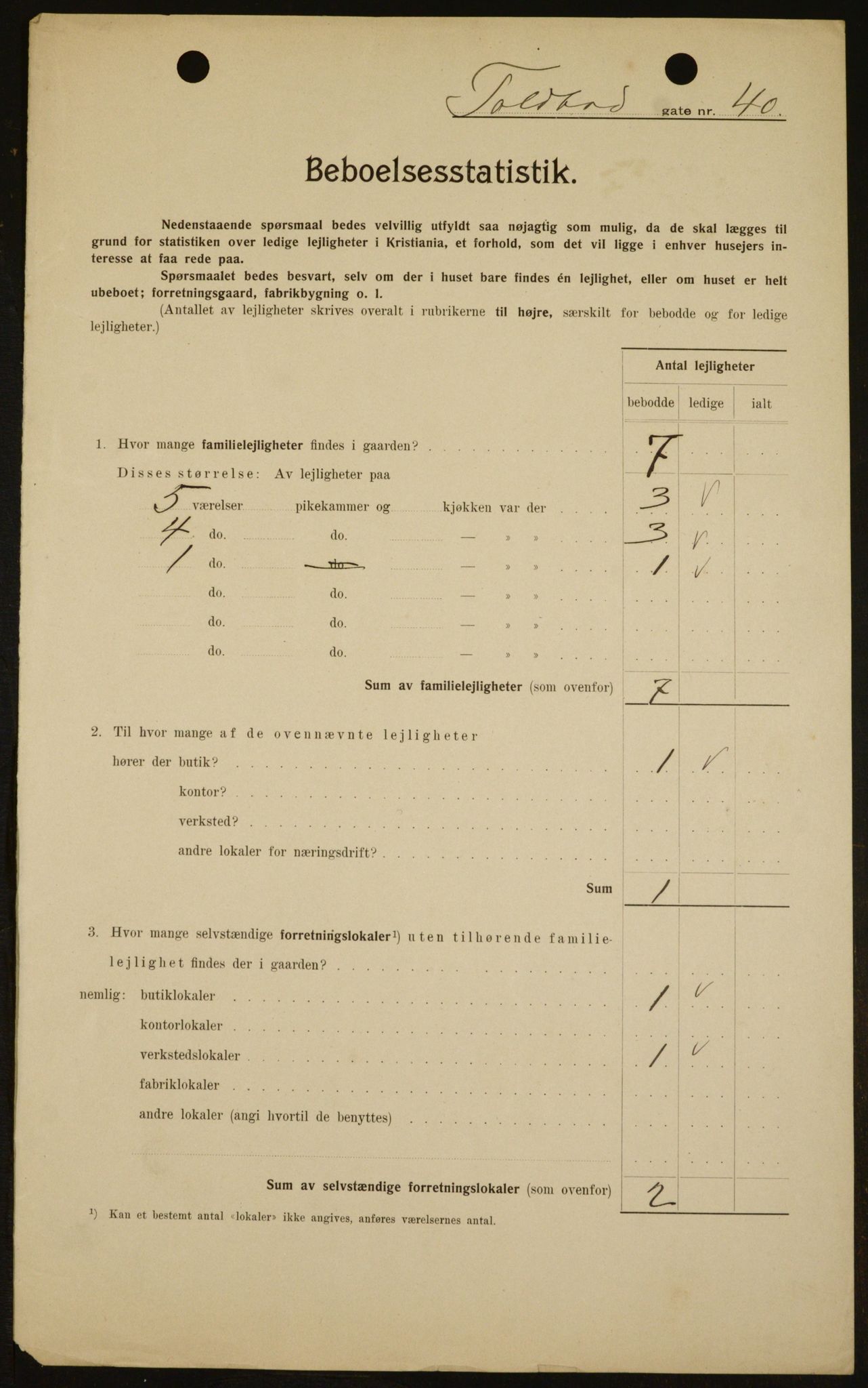 OBA, Kommunal folketelling 1.2.1909 for Kristiania kjøpstad, 1909, s. 102828