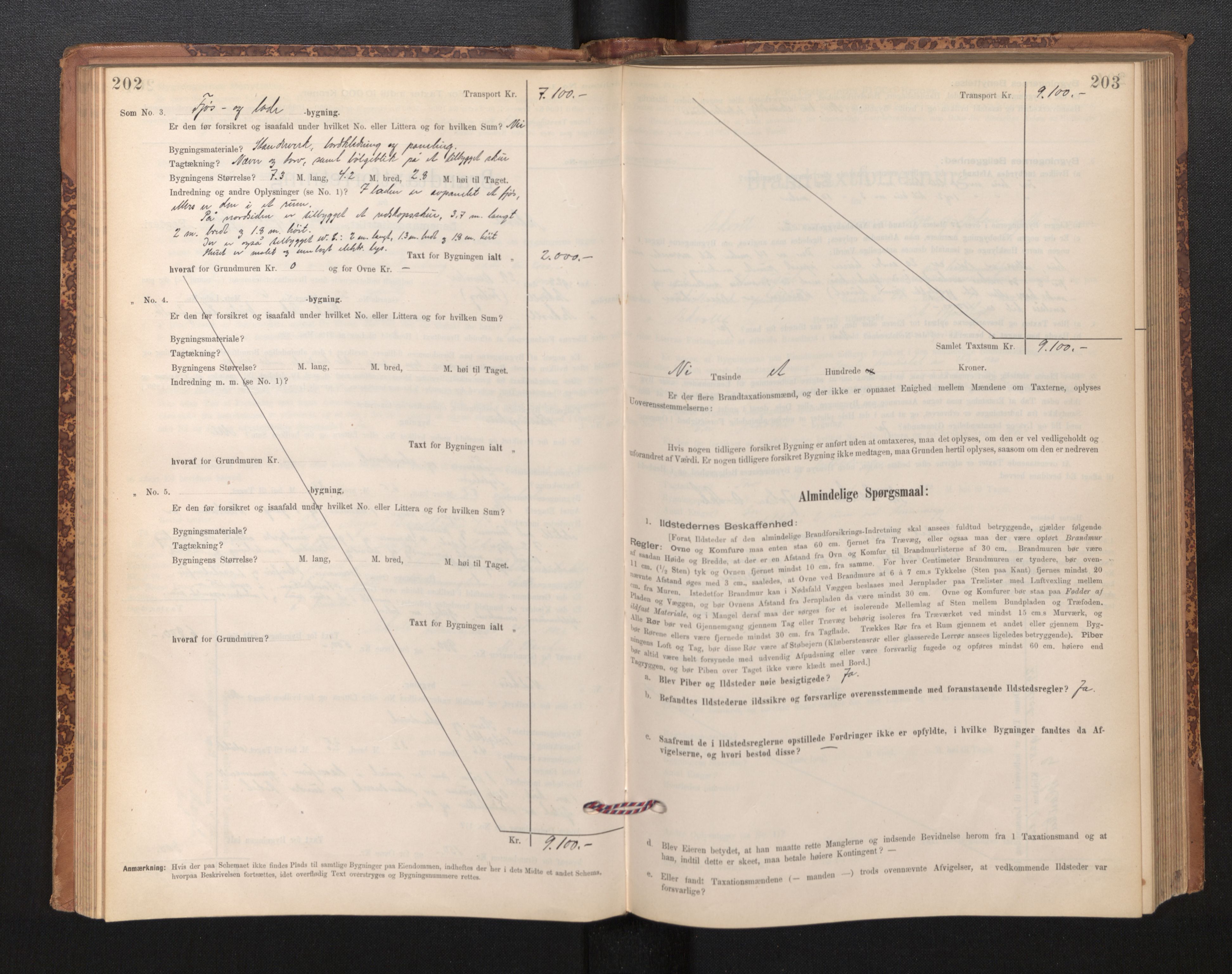 Lensmannen i Askvoll, AV/SAB-A-26301/0012/L0004: Branntakstprotokoll, skjematakst og liste over branntakstmenn, 1895-1932, s. 202-203