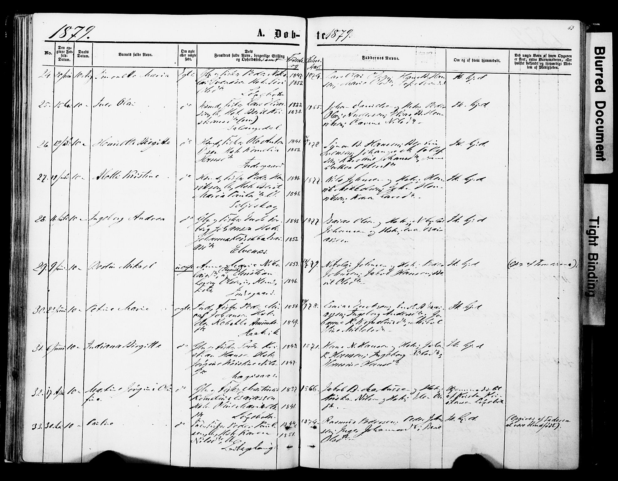 Ibestad sokneprestembete, AV/SATØ-S-0077/H/Ha/Haa/L0013kirke: Ministerialbok nr. 13, 1865-1879, s. 63