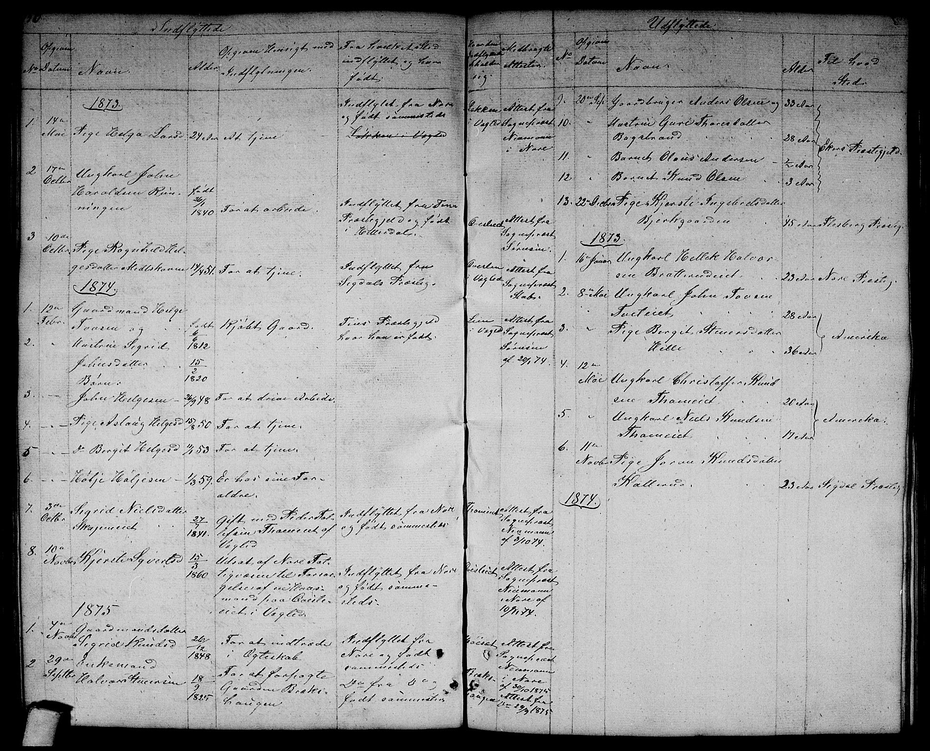 Rollag kirkebøker, AV/SAKO-A-240/G/Gb/L0001: Klokkerbok nr. II 1, 1836-1877, s. 150