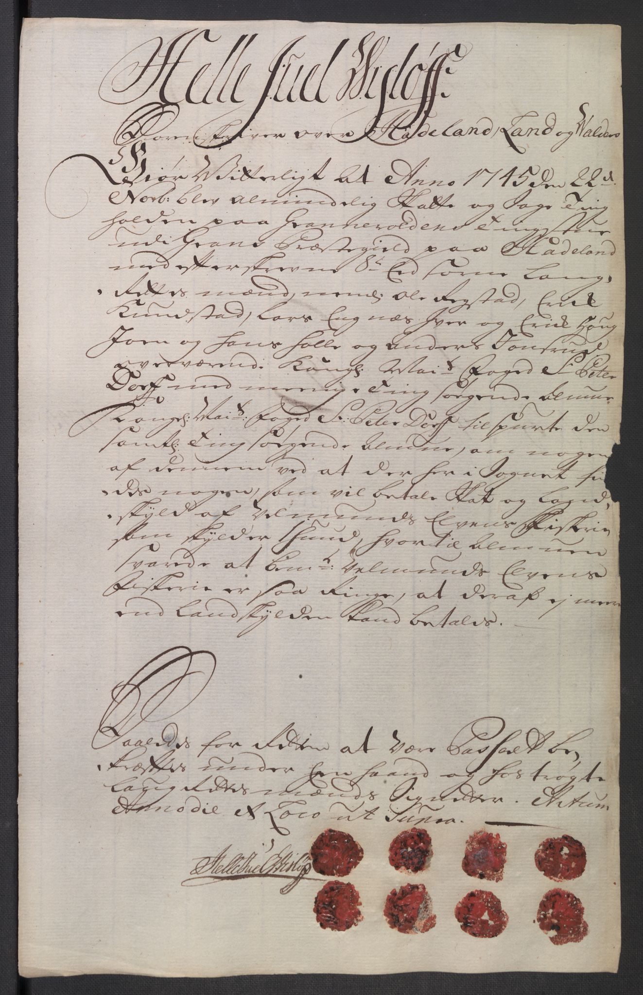 Rentekammeret inntil 1814, Reviderte regnskaper, Fogderegnskap, RA/EA-4092/R18/L1345: Fogderegnskap Hadeland, Toten og Valdres, 1745-1746, s. 108
