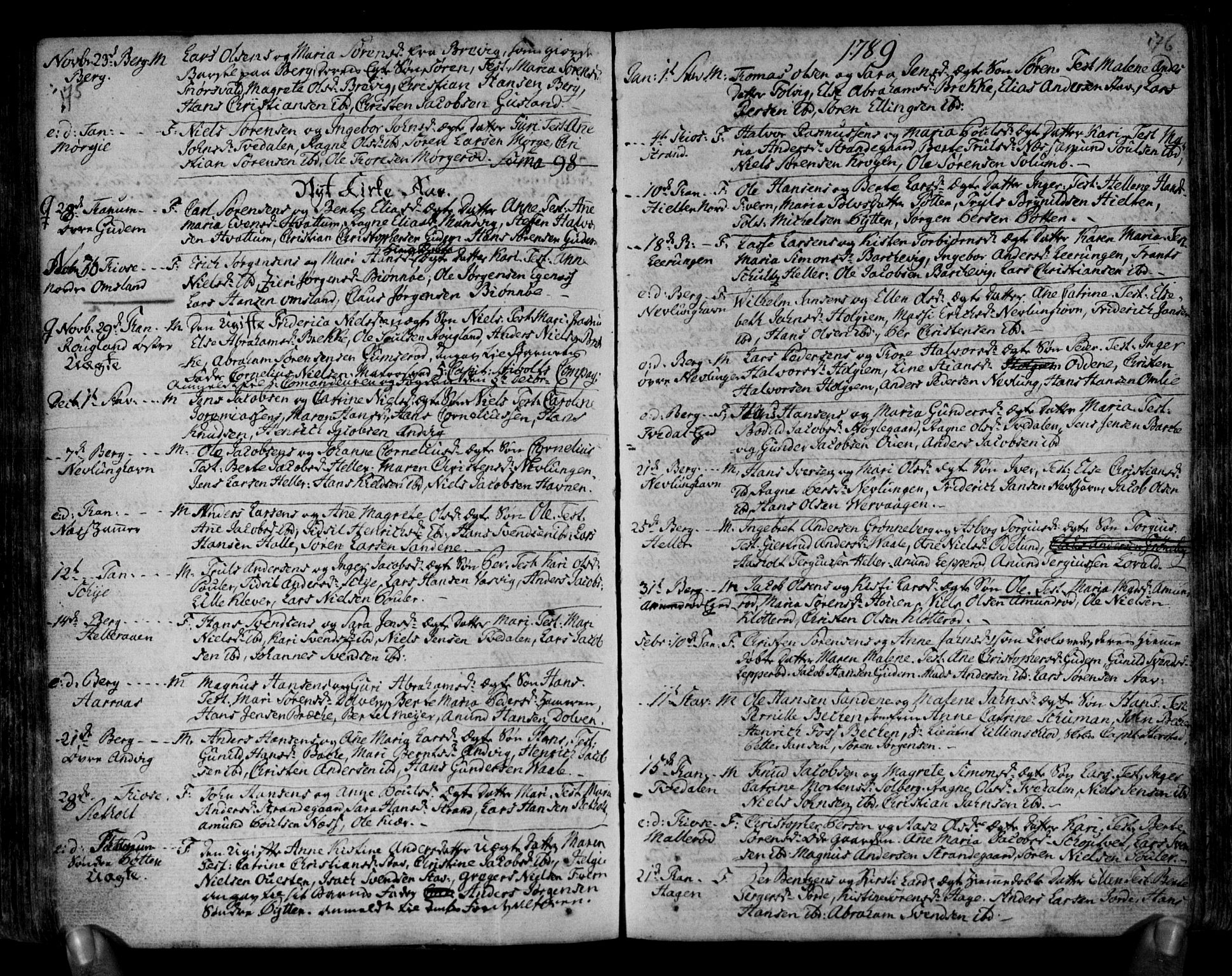 Brunlanes kirkebøker, SAKO/A-342/F/Fa/L0001: Ministerialbok nr. I 1, 1766-1801, s. 175-176