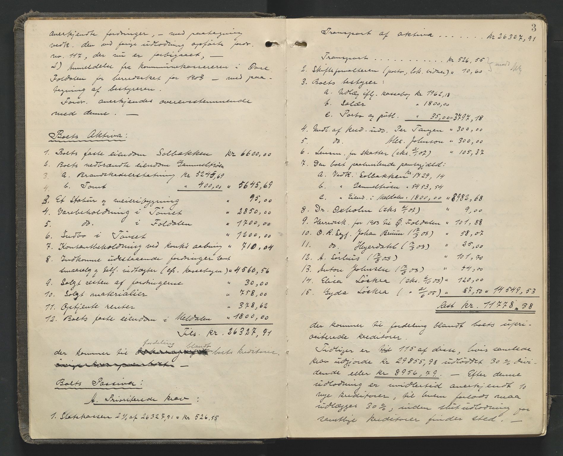 Nord-Østerdal tingrett, AV/SAH-TING-020/J/Jd/L0006: Skifteutlodningsprotokoll, 1907-1920, s. 3