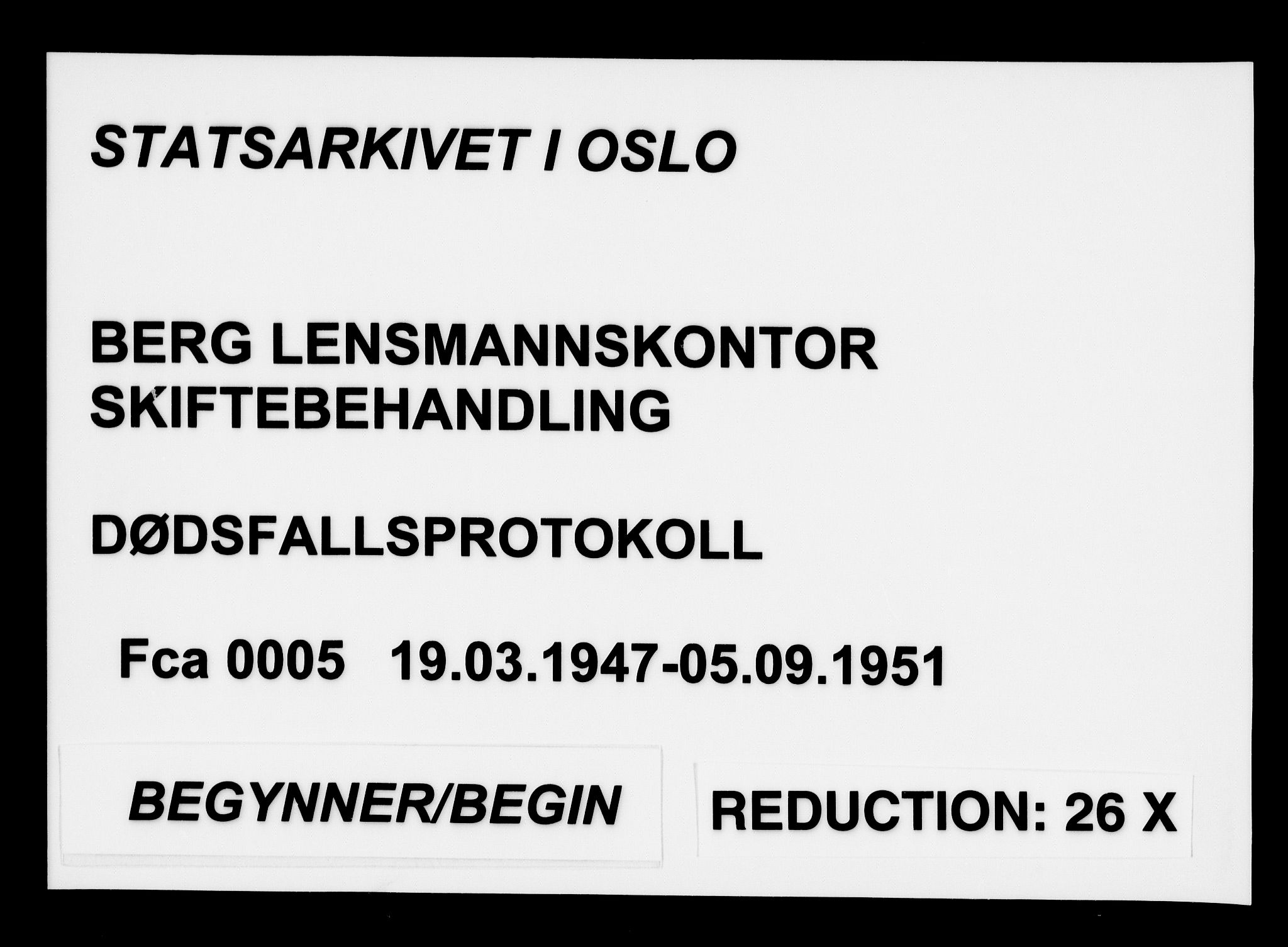 Berg lensmannskontor, SAO/A-10263/H/Ha/Haa/L0005: Dødsfallsprotokoll, 1947-1951