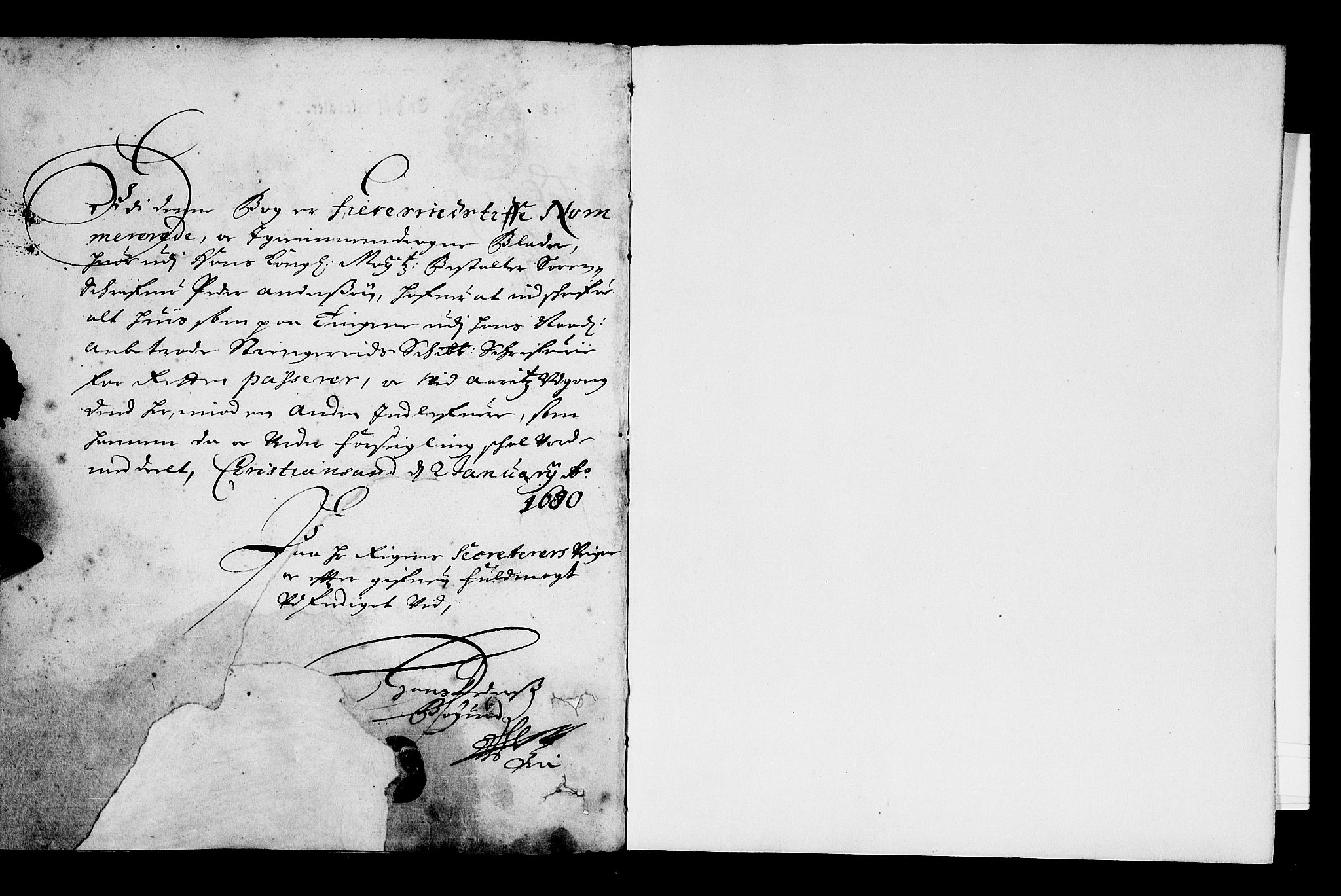 Nedenes sorenskriveri før 1824, SAK/1221-0007/F/Fa/L0004: Tingbok Strengereid tinglag, med register nr 2a, 1680