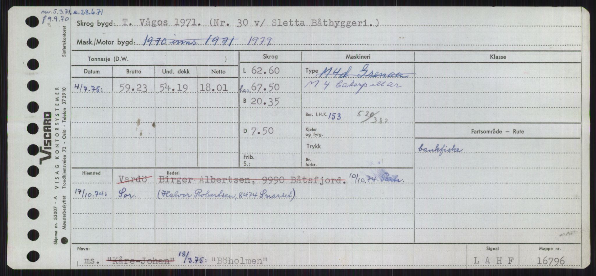 Sjøfartsdirektoratet med forløpere, Skipsmålingen, AV/RA-S-1627/H/Ha/L0001/0002: Fartøy, A-Eig / Fartøy Bjør-Eig, s. 457