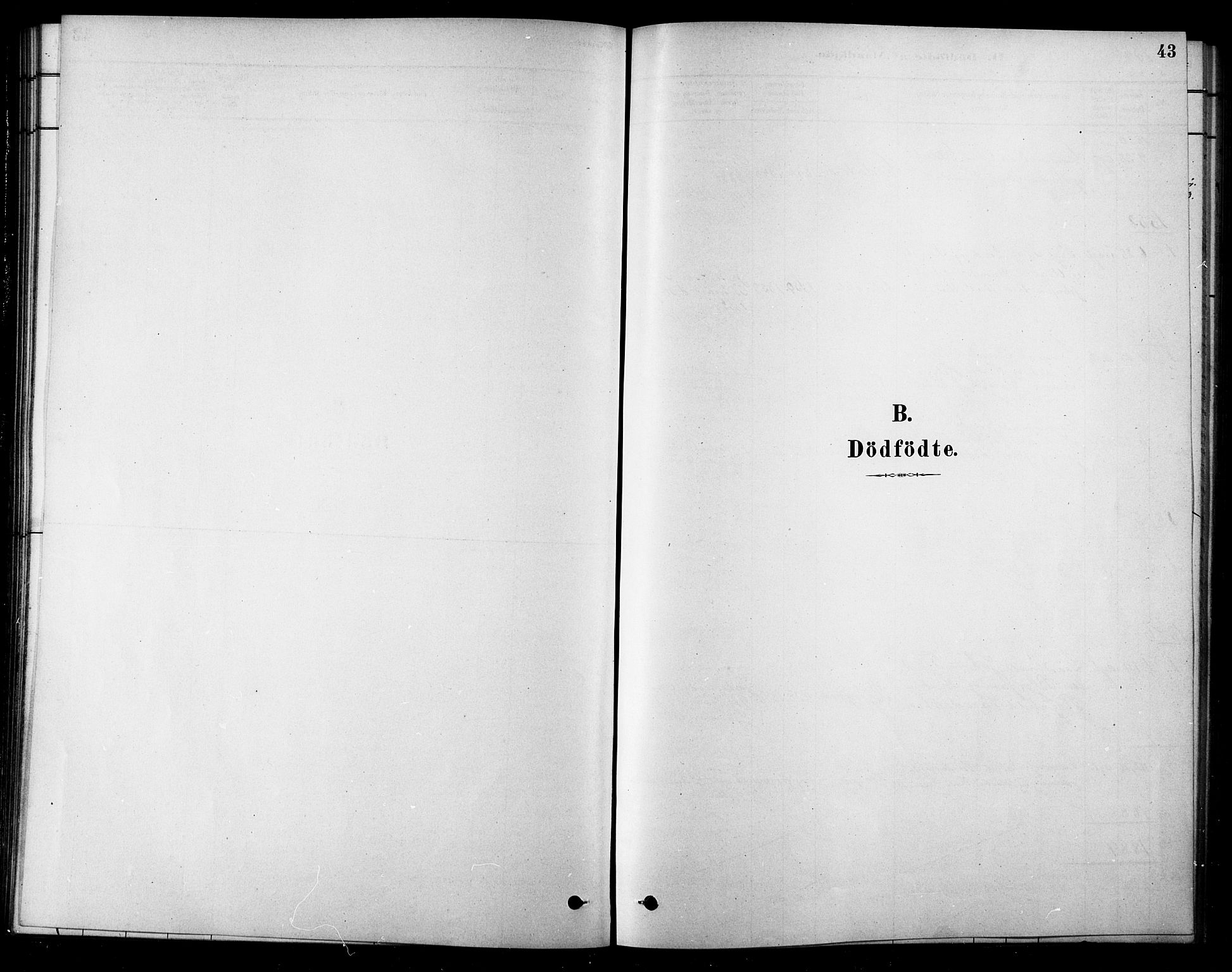 Ministerialprotokoller, klokkerbøker og fødselsregistre - Sør-Trøndelag, SAT/A-1456/685/L0972: Ministerialbok nr. 685A09, 1879-1890, s. 43