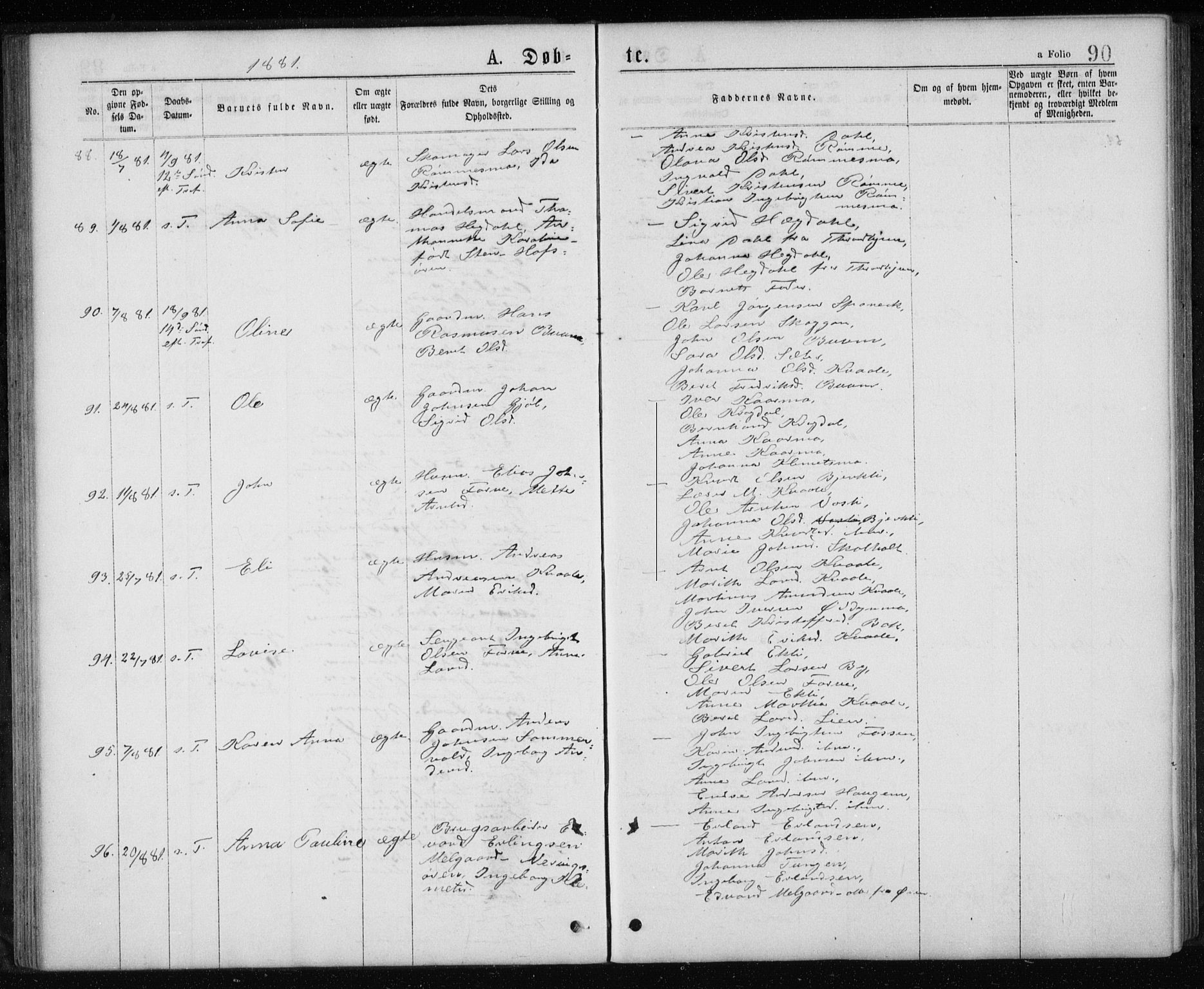 Ministerialprotokoller, klokkerbøker og fødselsregistre - Sør-Trøndelag, AV/SAT-A-1456/668/L0817: Klokkerbok nr. 668C06, 1873-1884, s. 90