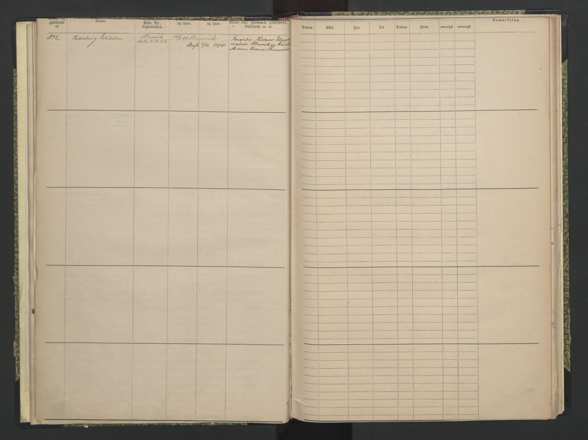 Brevik innrulleringskontor, AV/SAKO-A-833/F/Fc/L0002: Diverse ruller, 1860-1948, s. 2