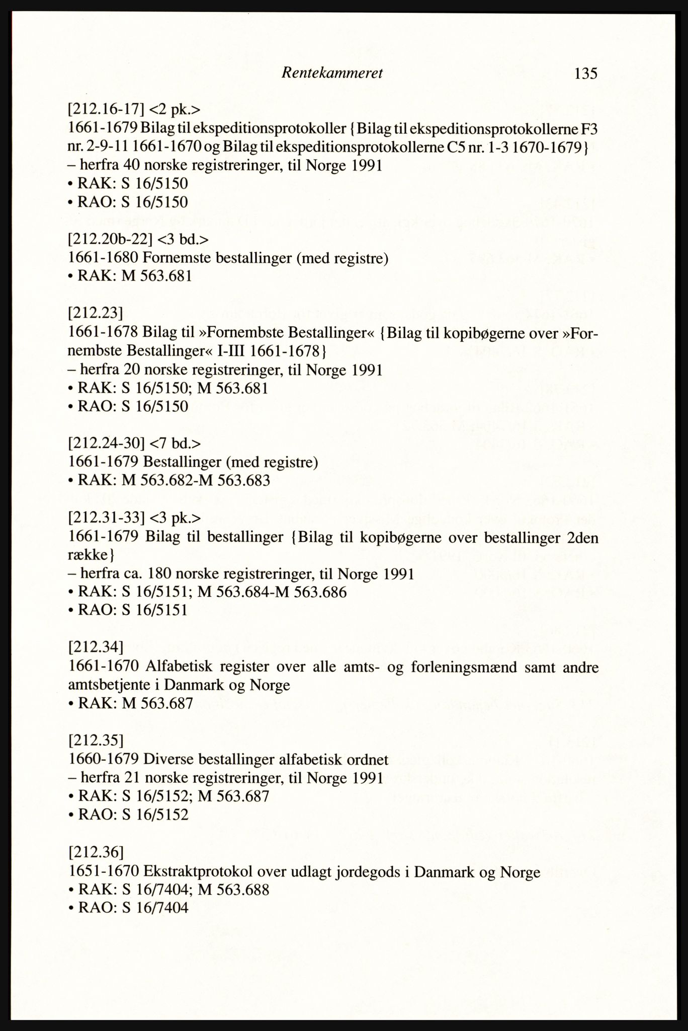 Publikasjoner utgitt av Arkivverket, PUBL/PUBL-001/A/0002: Erik Gøbel: NOREG, Tværregistratur over norgesrelevant materiale i Rigsarkivet i København (2000), 2000, s. 137