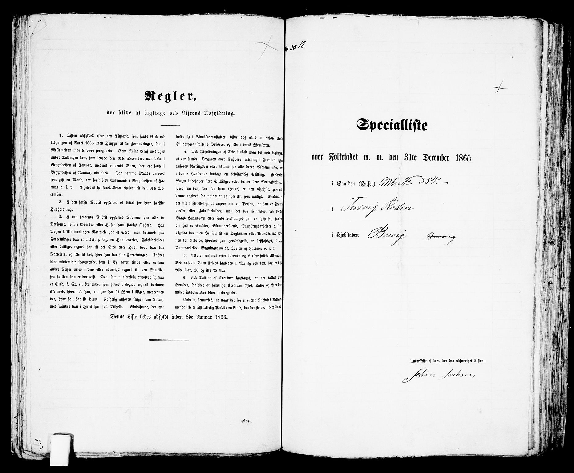 RA, Folketelling 1865 for 0804P Brevik prestegjeld, 1865, s. 583