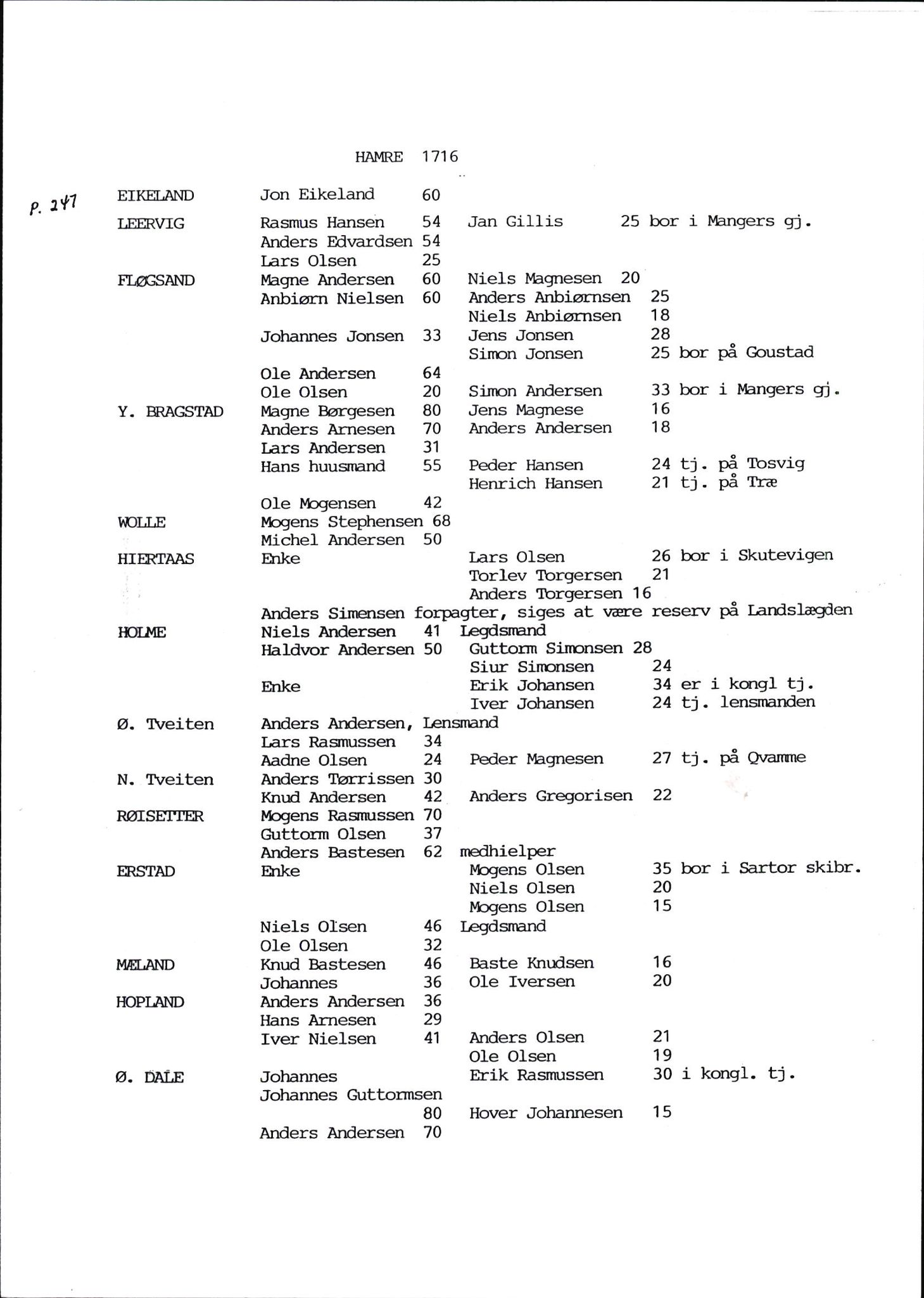 Samling av fulltekstavskrifter, SAB/FULLTEKST/D/12/0001: Skifter og andre opplysninger fra gårder i Manger prestegjeld (soknene Herdla, Bø, Sæbø og Manger) ca. 1700 - ca. 1800, 1700-1800, s. 381