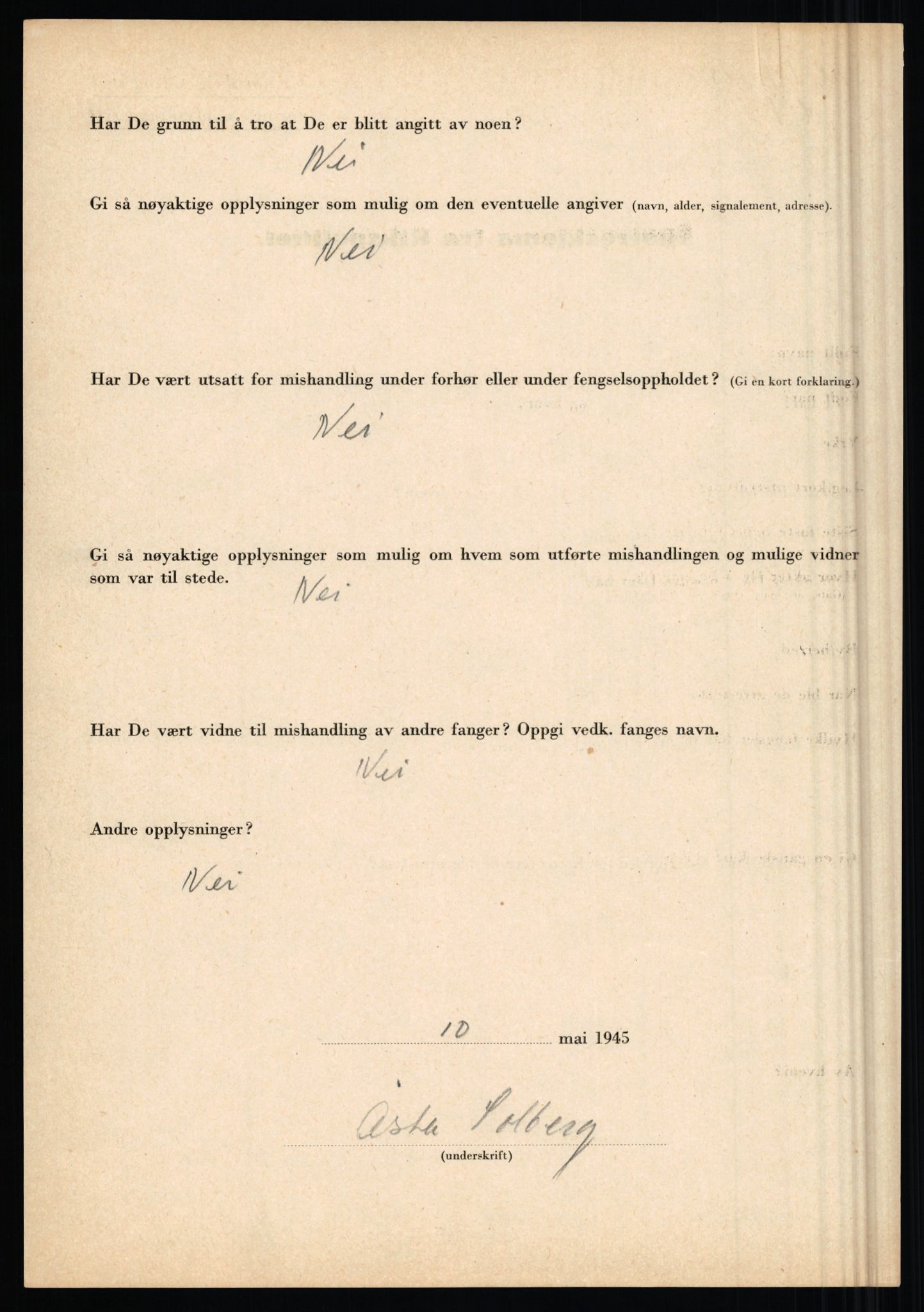 Rikspolitisjefen, AV/RA-S-1560/L/L0015: Scharff, Carlo Max - Stephensen, Gudrun, 1940-1945, s. 815