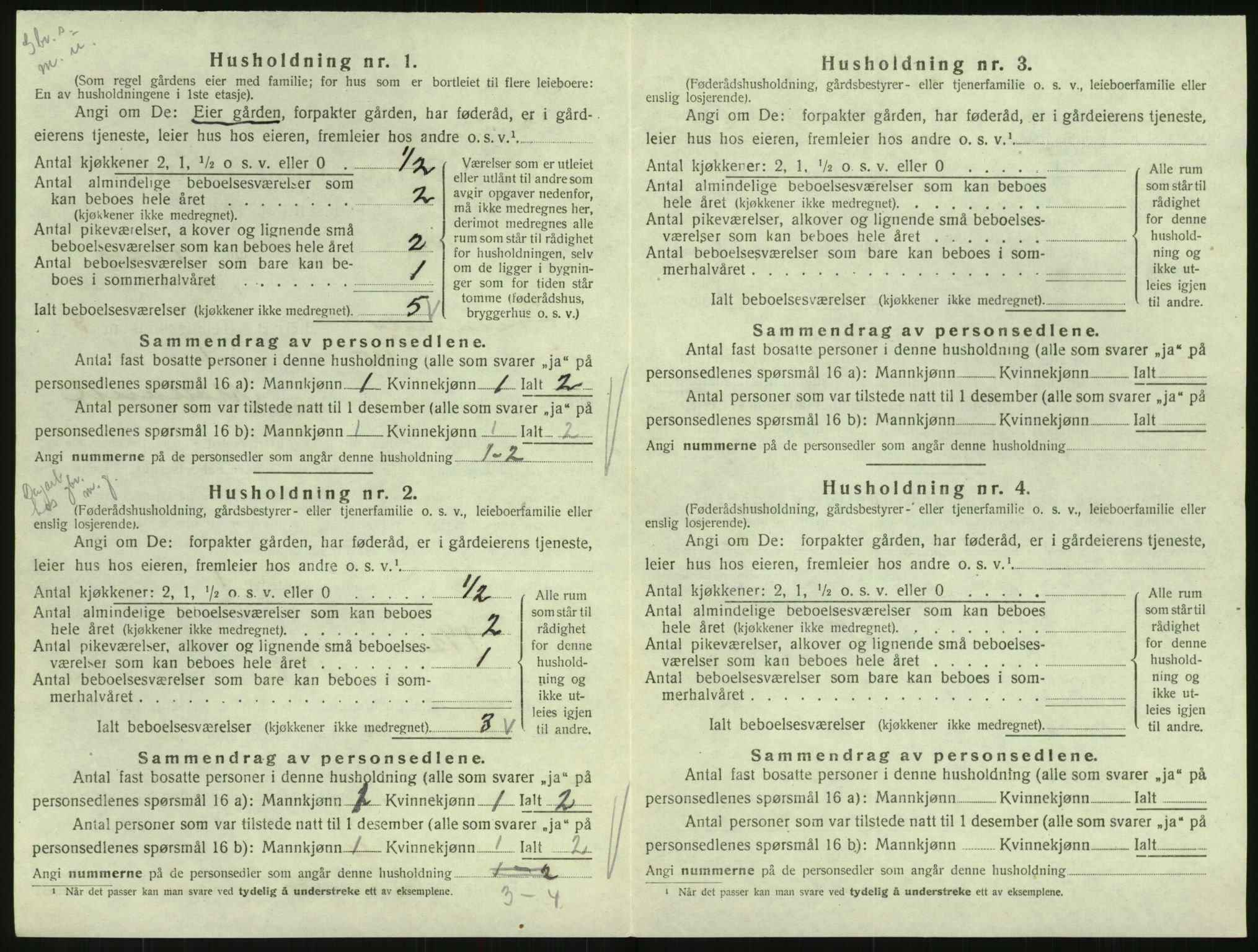 SAK, Folketelling 1920 for 0935 Iveland herred, 1920, s. 380