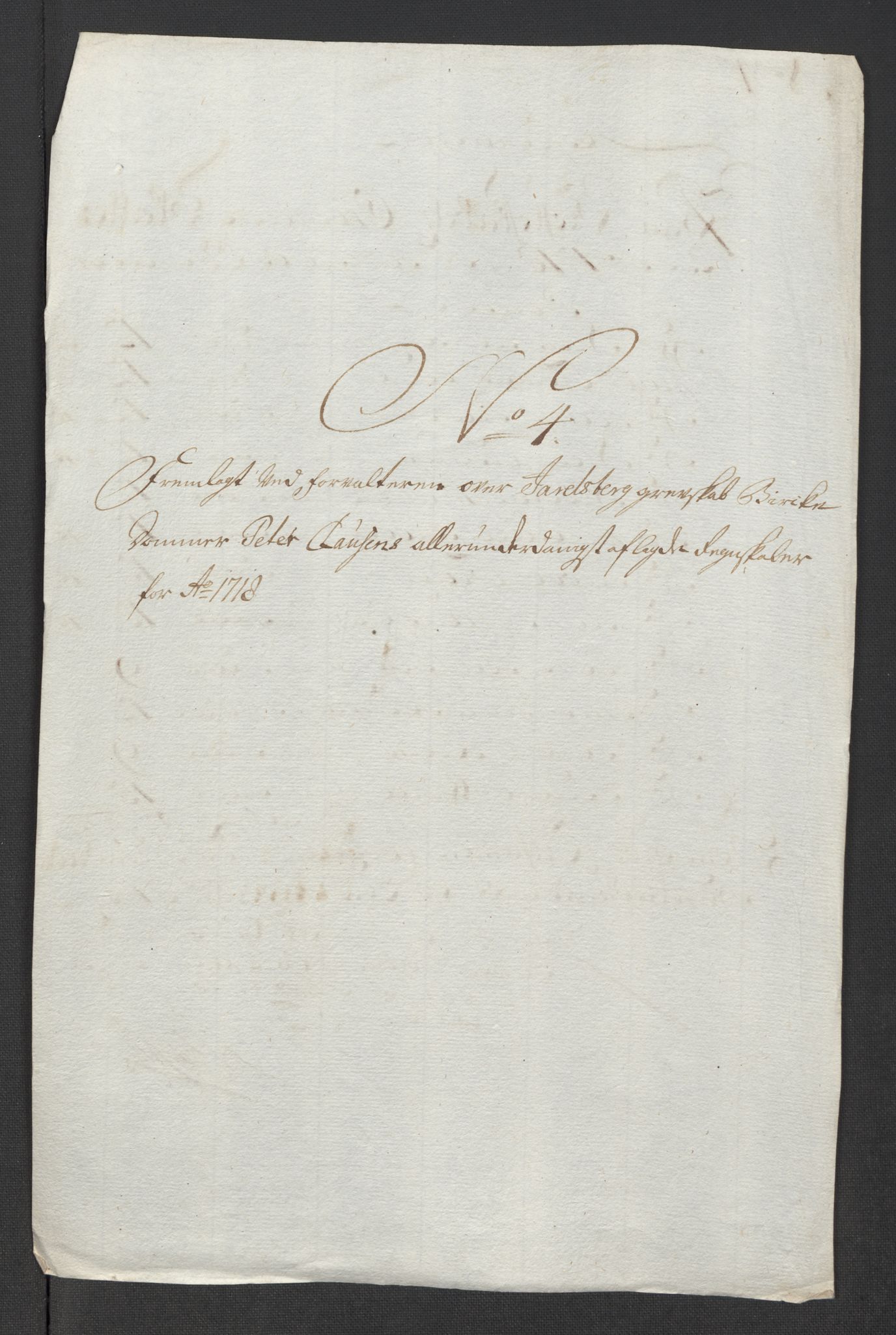 Rentekammeret inntil 1814, Reviderte regnskaper, Fogderegnskap, RA/EA-4092/R32/L1882: Fogderegnskap Jarlsberg grevskap, 1718, s. 152