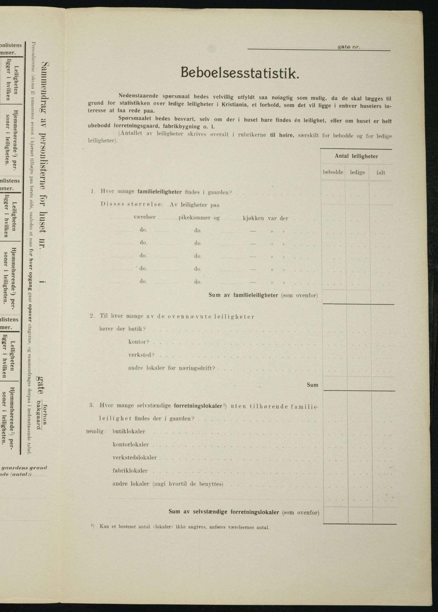 OBA, Kommunal folketelling 1.2.1910 for Kristiania, 1910, s. 10875