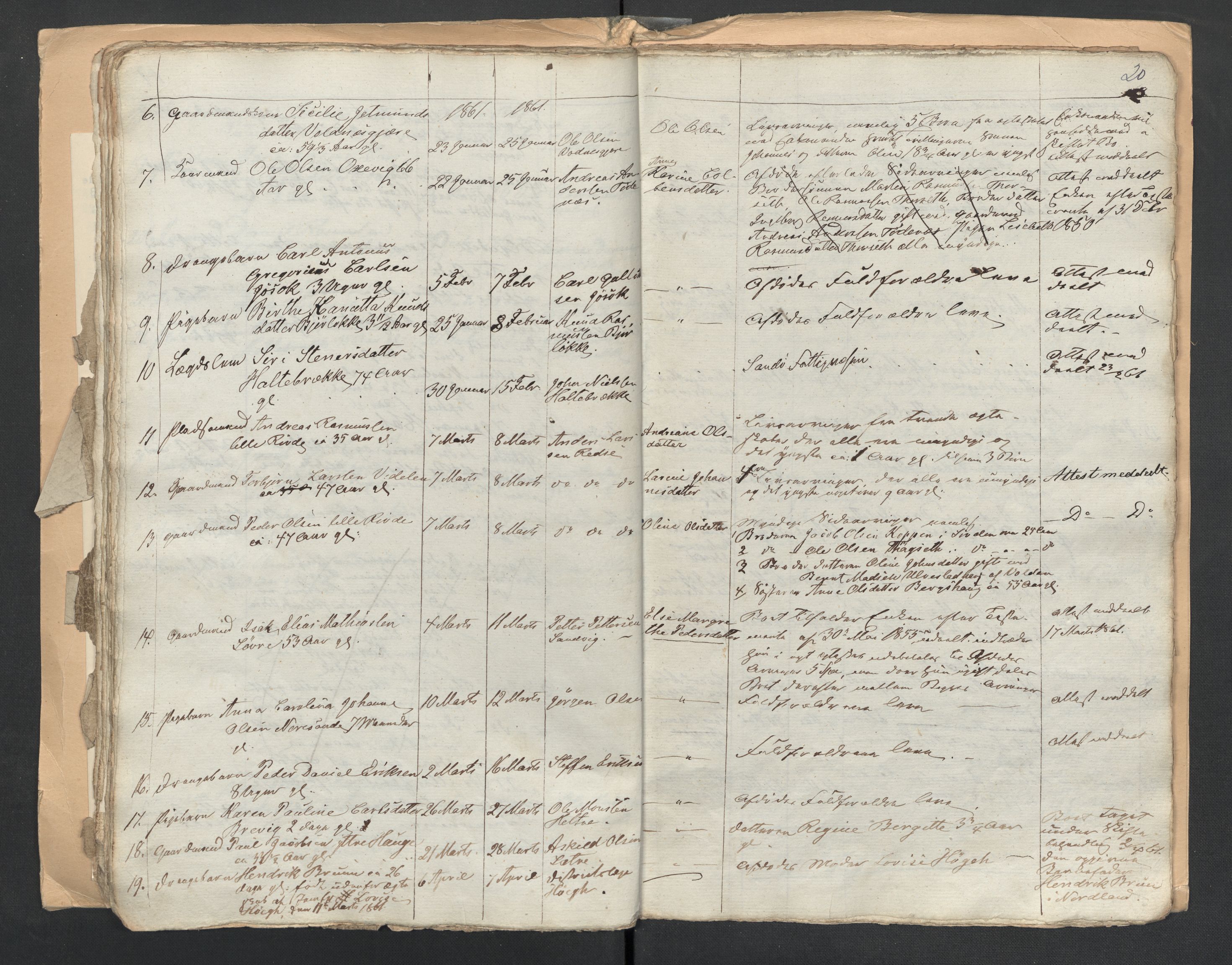 Herøy og Sande lensmannskontor, AV/SAT-A-5655/2/2/L0040: Dødsfallprotokoll, 1856-1863, s. 20