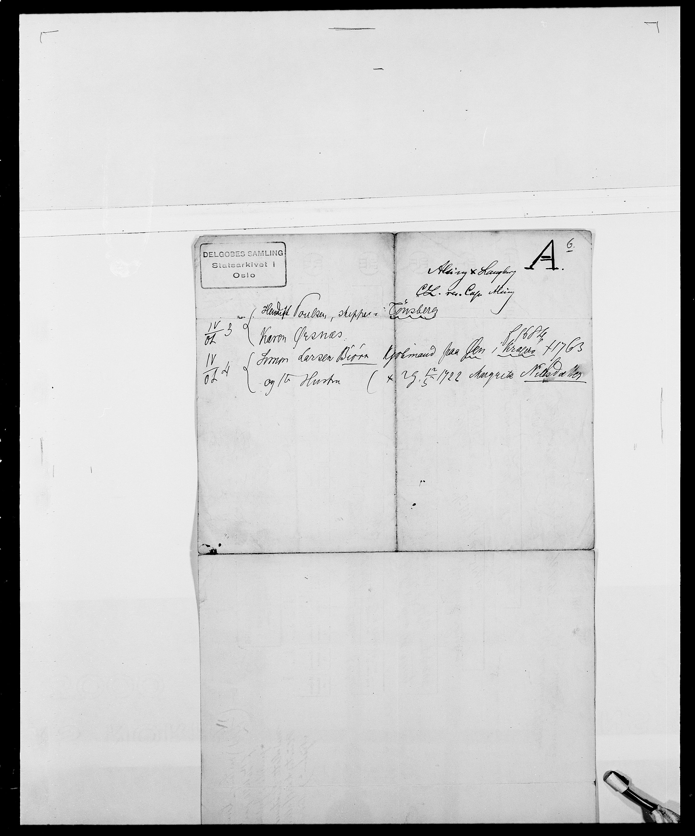 Delgobe, Charles Antoine - samling, AV/SAO-PAO-0038/D/Da/L0001: Aabye - Angerman, s. 466