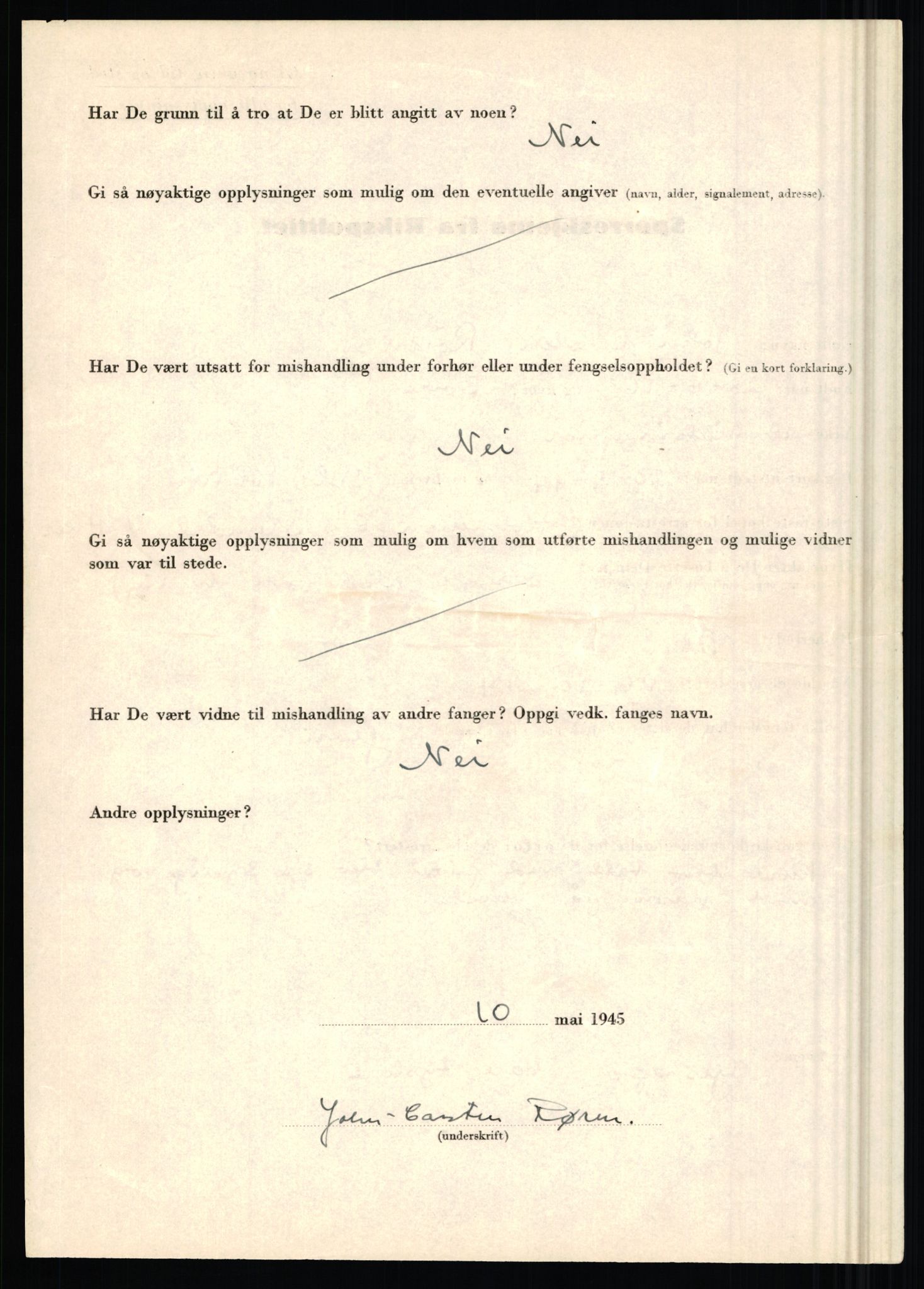 Rikspolitisjefen, AV/RA-S-1560/L/L0014: Pettersen, Aksel - Savosnick, Ernst, 1940-1945, s. 1009