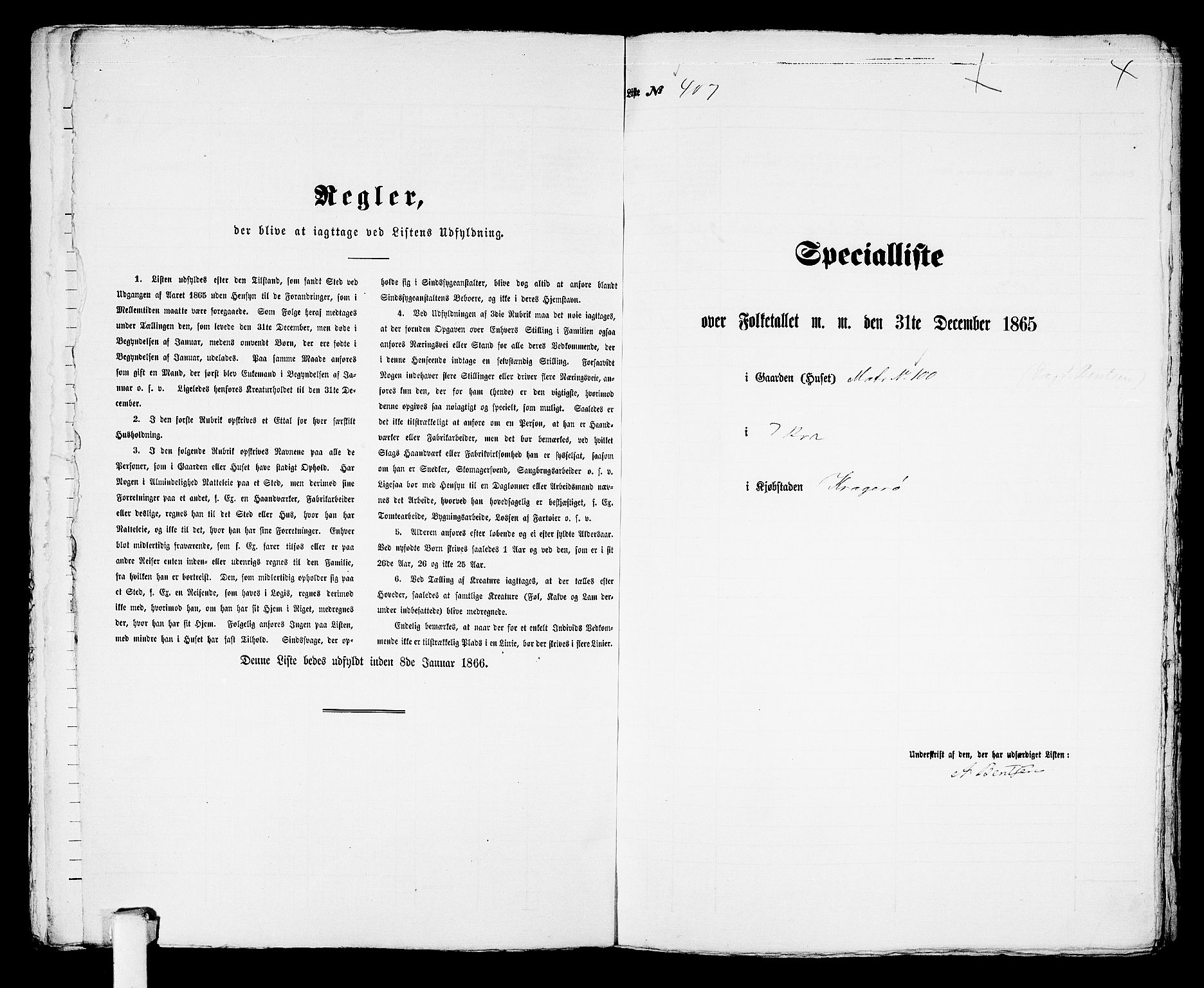 RA, Folketelling 1865 for 0801B Kragerø prestegjeld, Kragerø kjøpstad, 1865, s. 830