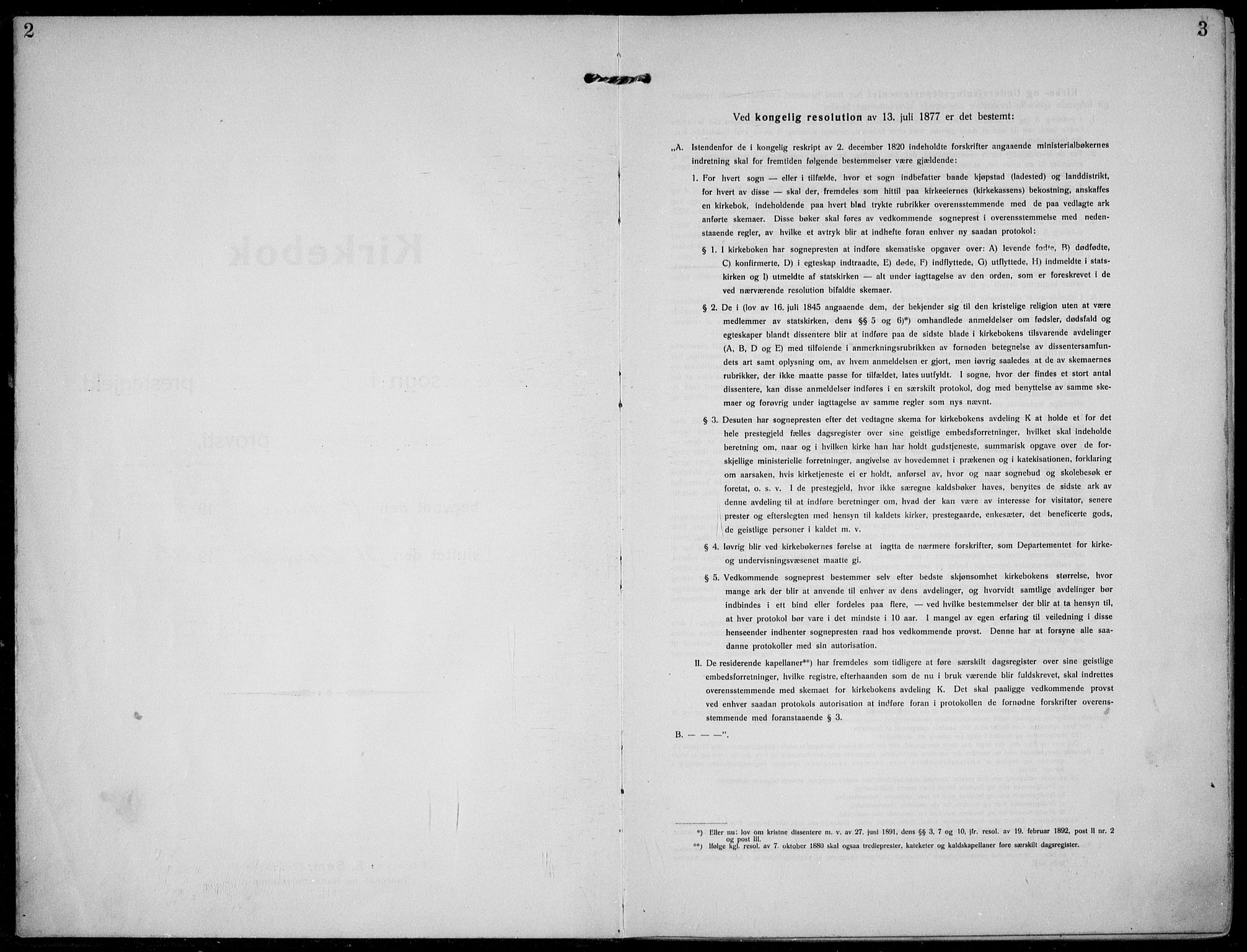 Solum kirkebøker, SAKO/A-306/F/Fb/L0004: Ministerialbok nr. II 4, 1913-1924, s. 2-3