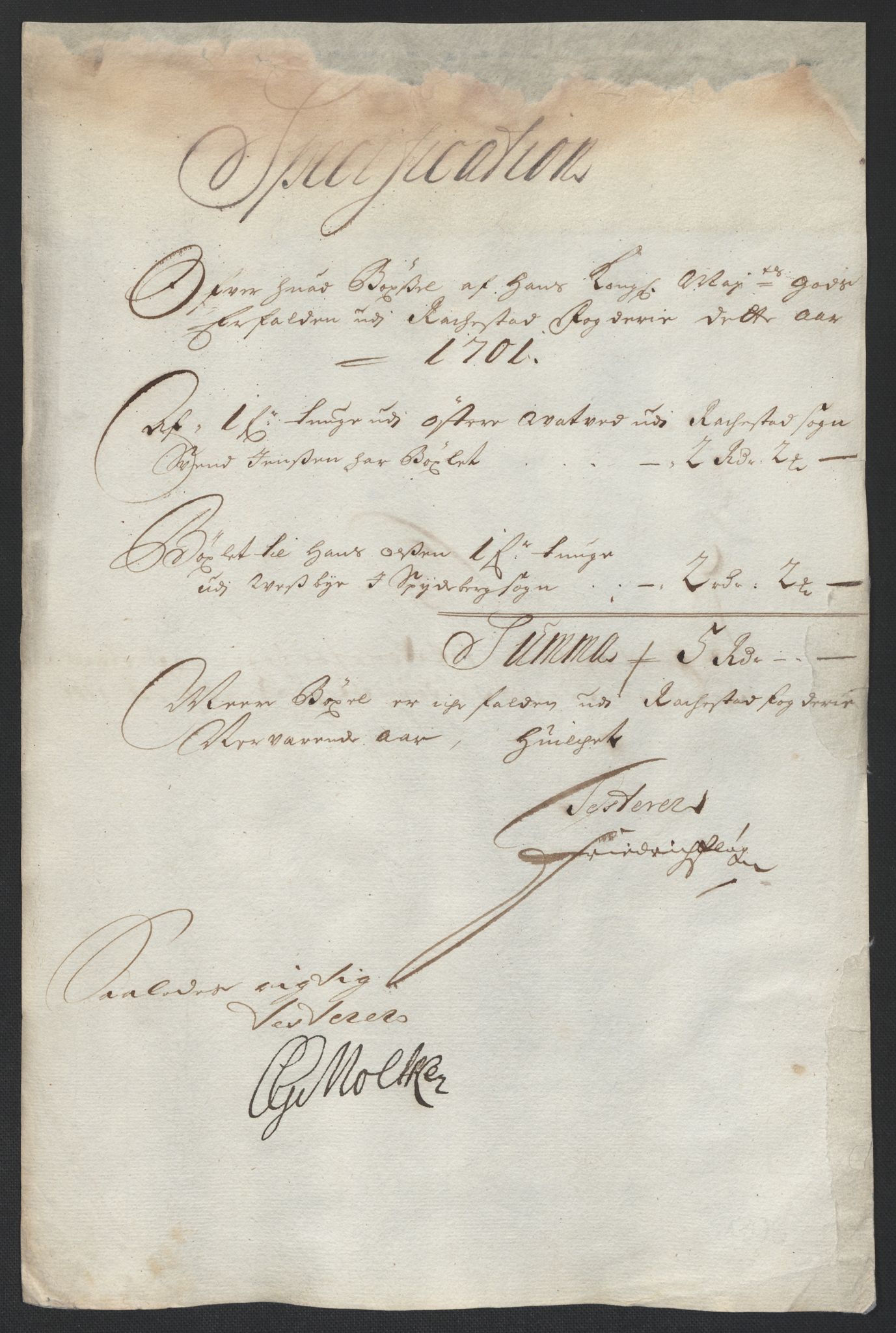 Rentekammeret inntil 1814, Reviderte regnskaper, Fogderegnskap, RA/EA-4092/R07/L0292: Fogderegnskap Rakkestad, Heggen og Frøland, 1701, s. 28