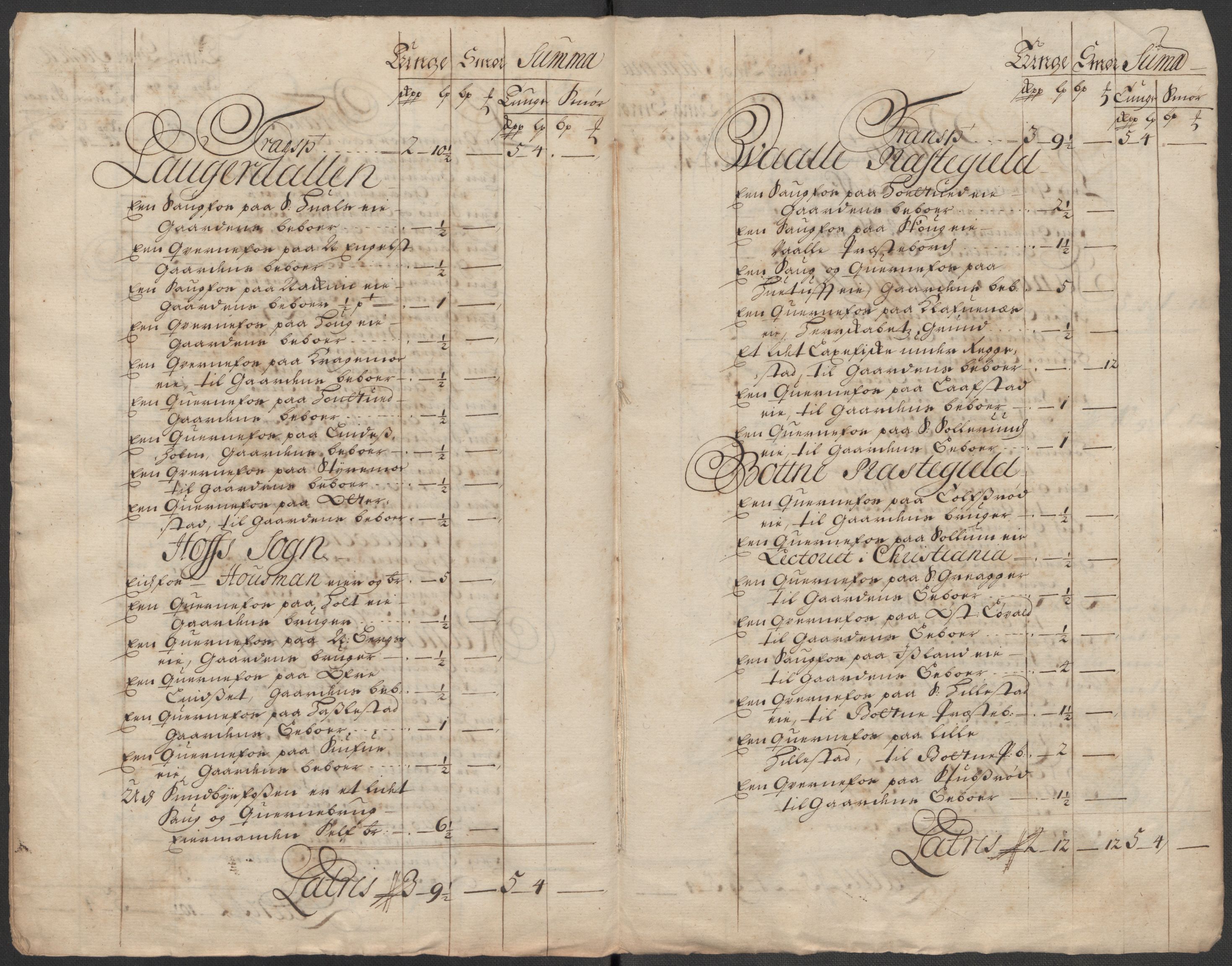 Rentekammeret inntil 1814, Reviderte regnskaper, Fogderegnskap, RA/EA-4092/R32/L1879: Fogderegnskap Jarlsberg grevskap, 1714-1715, s. 230