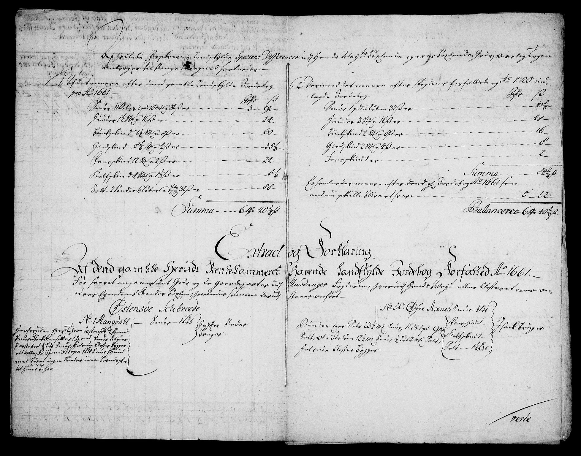 Rentekammeret inntil 1814, Realistisk ordnet avdeling, RA/EA-4070/On/L0005: [Jj 6]: Forskjellige dokumenter om Halsnøy klosters gods, 1697-1770, s. 404