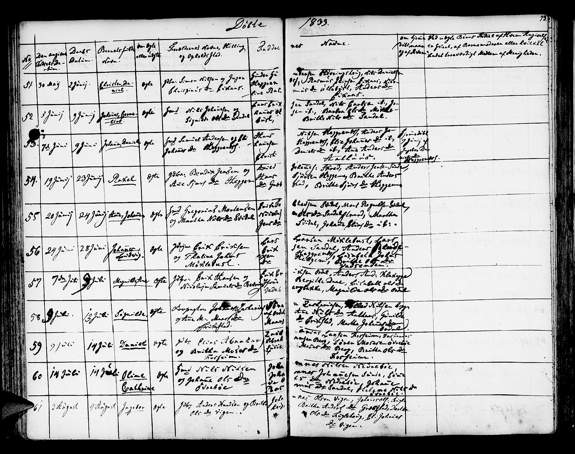 Jølster sokneprestembete, AV/SAB-A-80701/H/Haa/Haaa/L0008: Ministerialbok nr. A 8, 1821-1833, s. 73