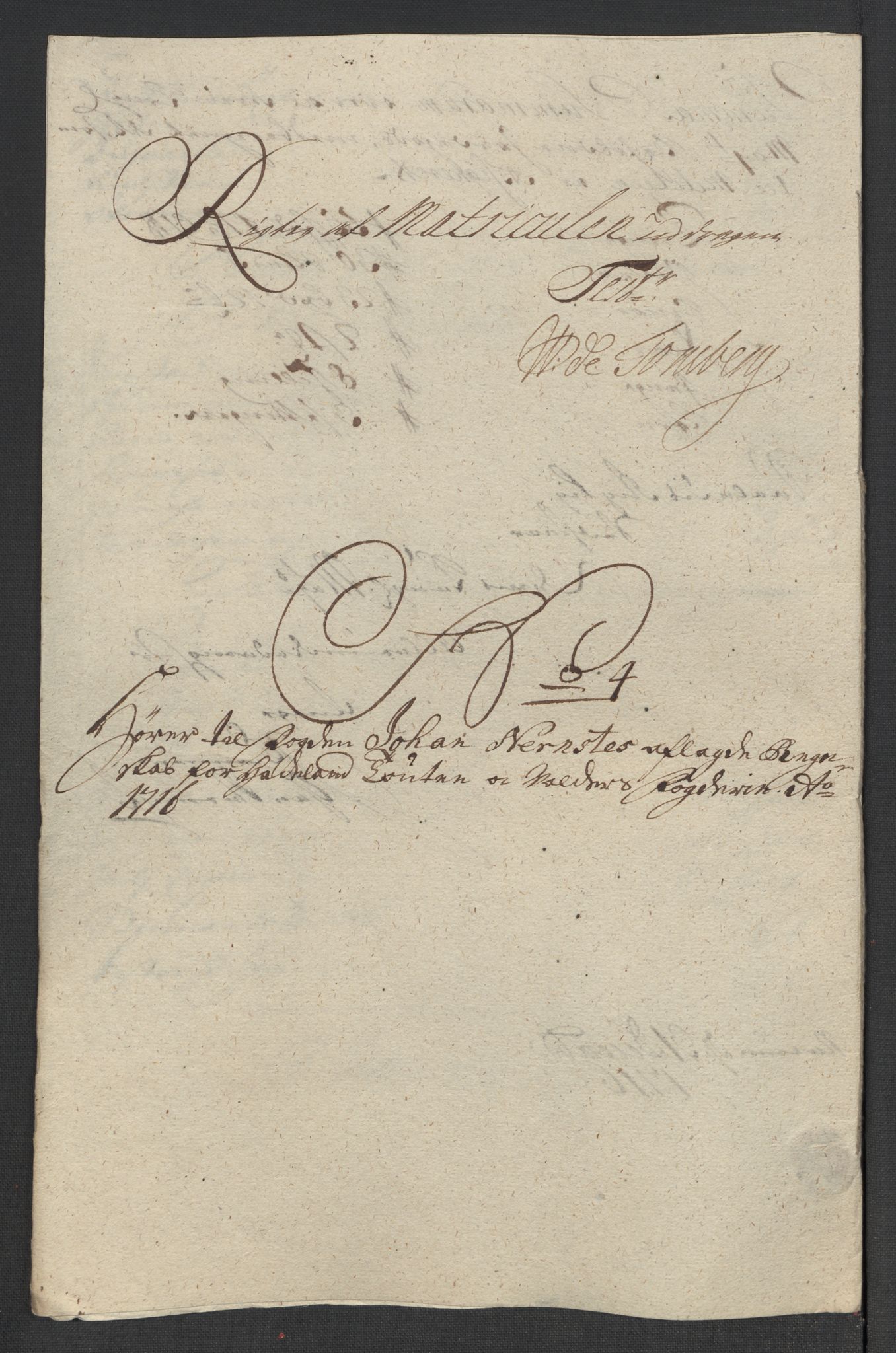 Rentekammeret inntil 1814, Reviderte regnskaper, Fogderegnskap, RA/EA-4092/R18/L1315: Fogderegnskap Hadeland, Toten og Valdres, 1716, s. 291