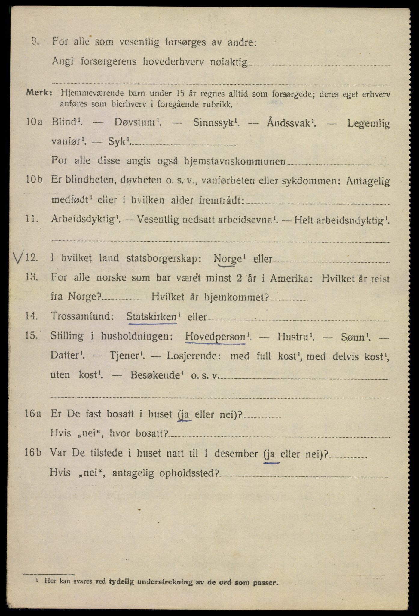 SAO, Folketelling 1920 for 0301 Kristiania kjøpstad, 1920, s. 191912