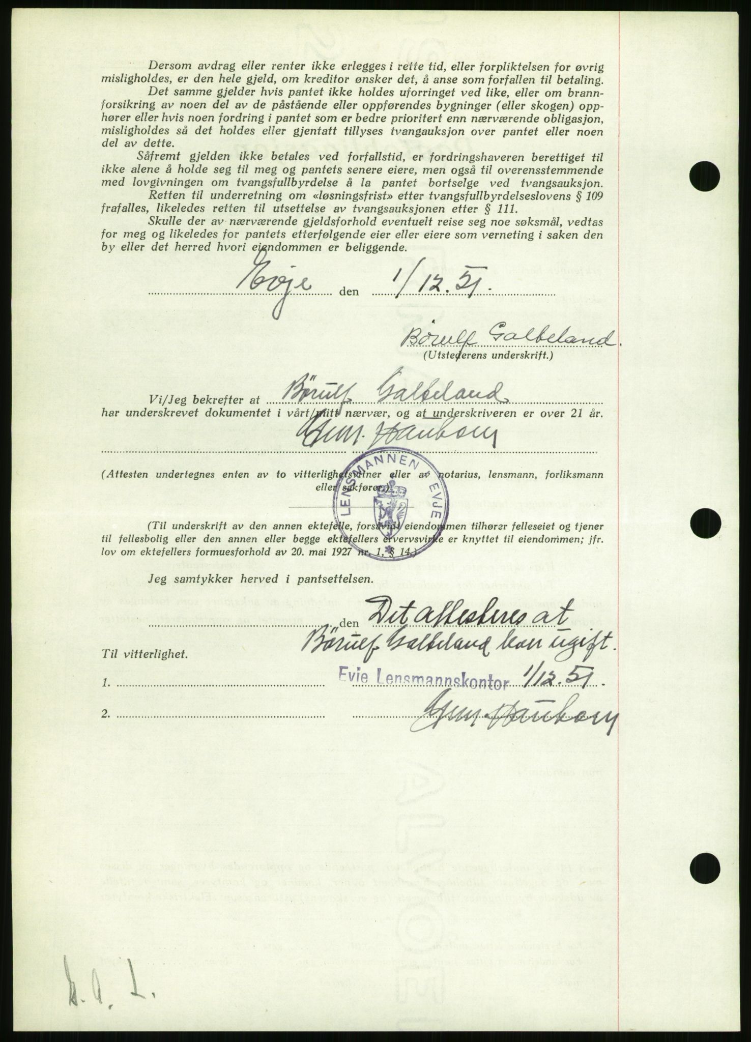 Setesdal sorenskriveri, SAK/1221-0011/G/Gb/L0050: Pantebok nr. B 38, 1949-1952, Dagboknr: 512/1951