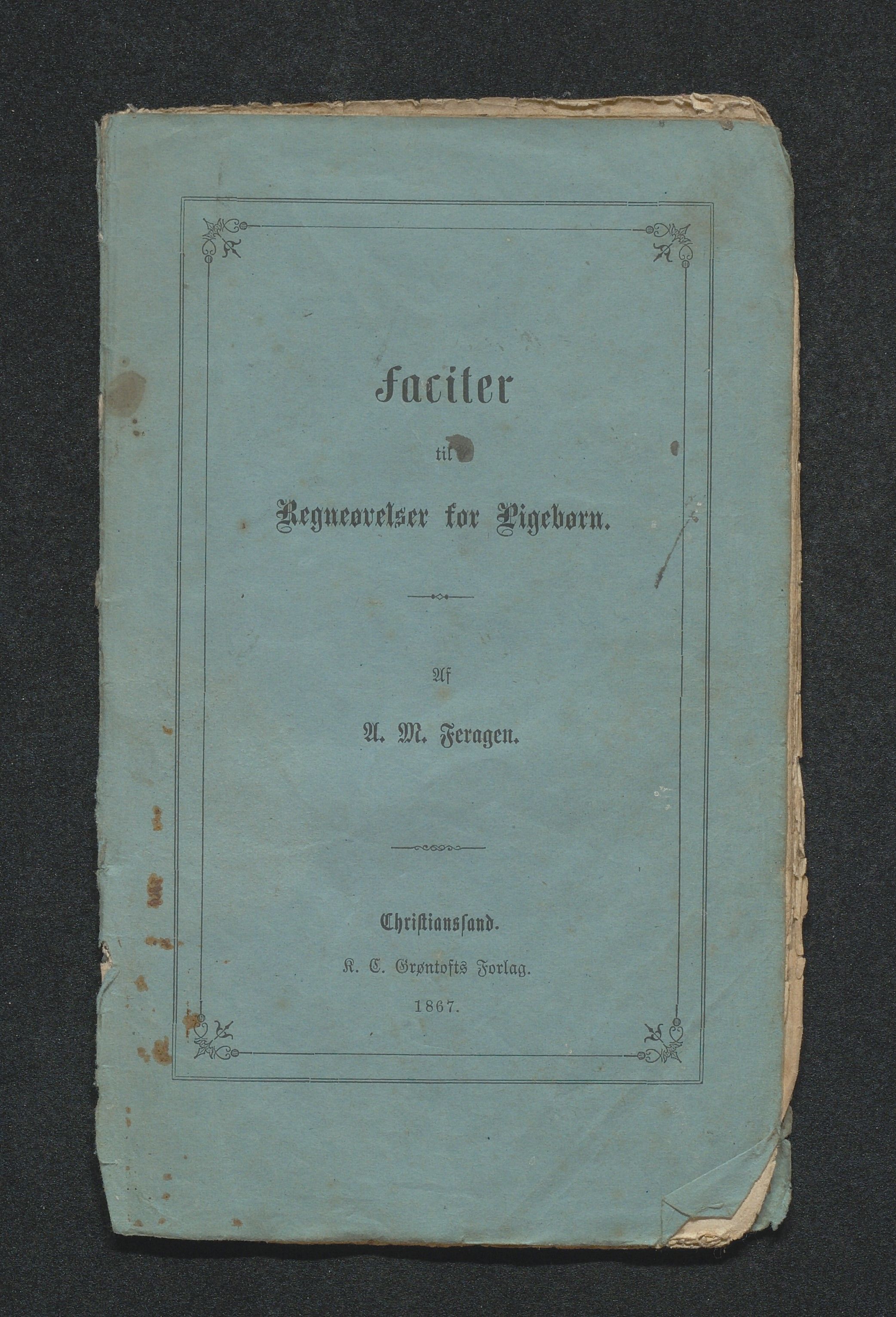 Randi Olsen Skjulestads brevsamling, AAKS/PA-2585/Y/Y01/L0001: Skolebøker, 1849-1875