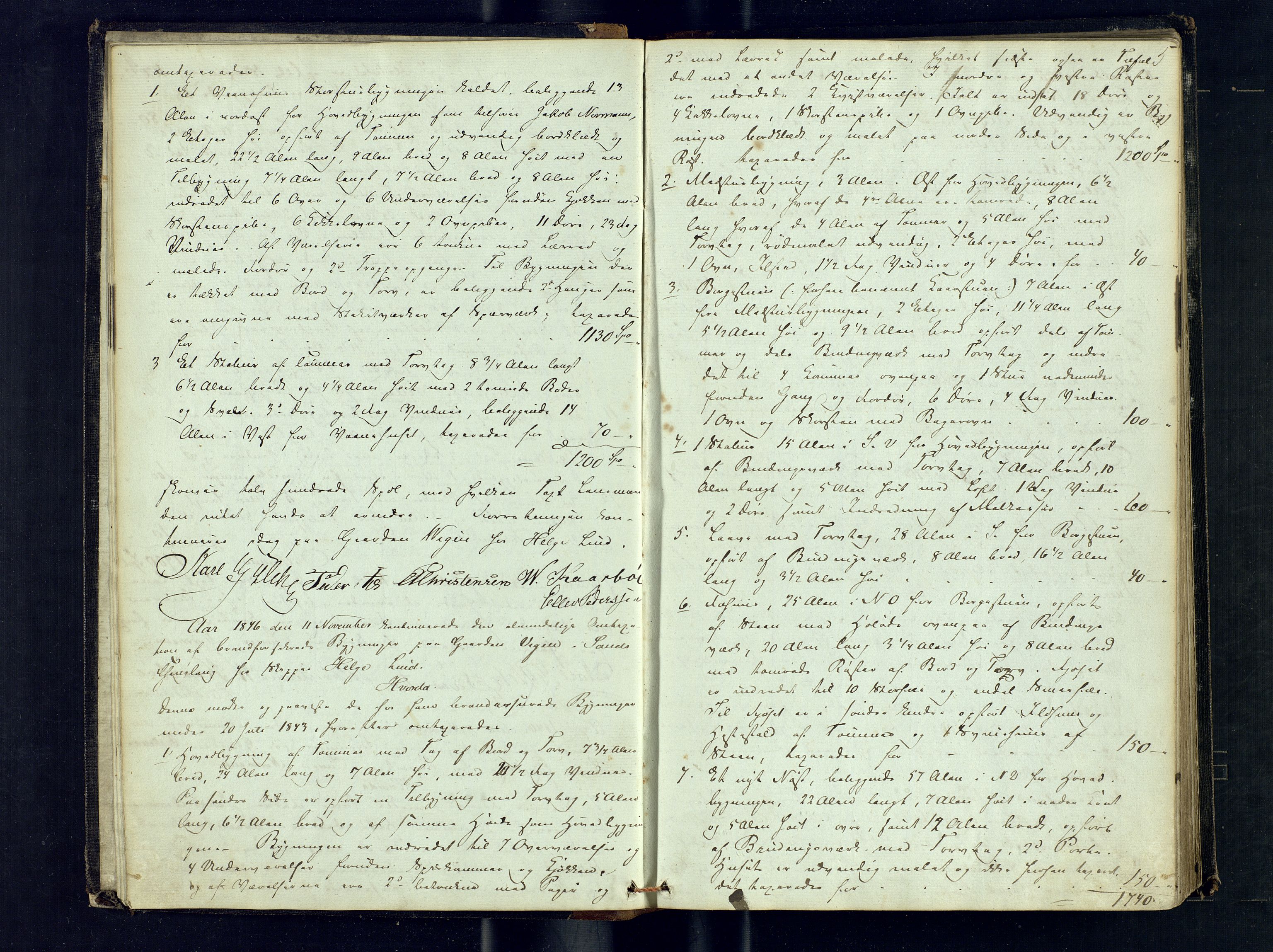 Harstad lensmannskontor, AV/SATØ-SATØ-10/F/Fr/Fra/L0589: Branntakstprotokoll. Merket A, 1846-1863, s. 5