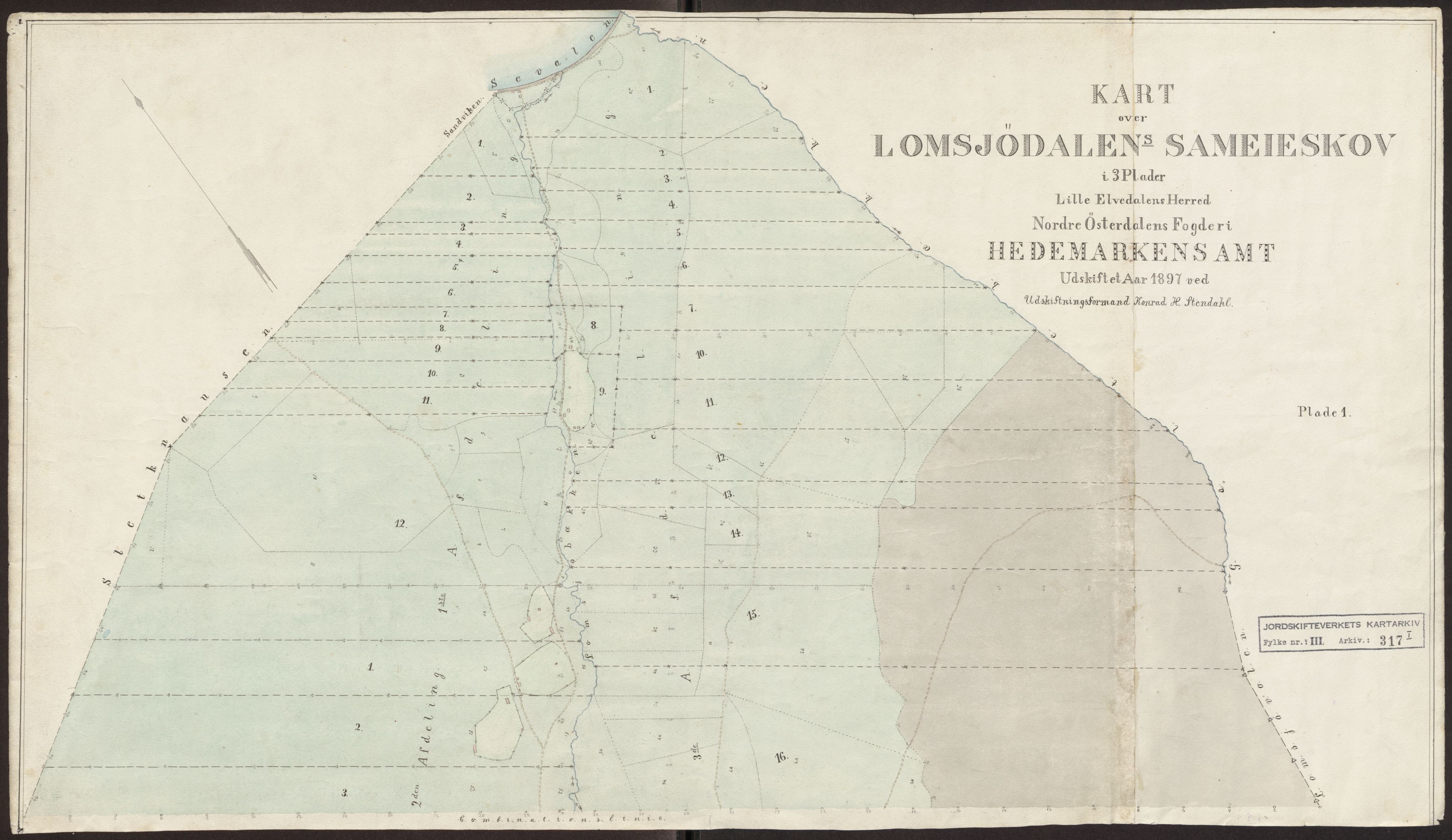 Jordskifteverkets kartarkiv, RA/S-3929/T, 1859-1988, s. 526