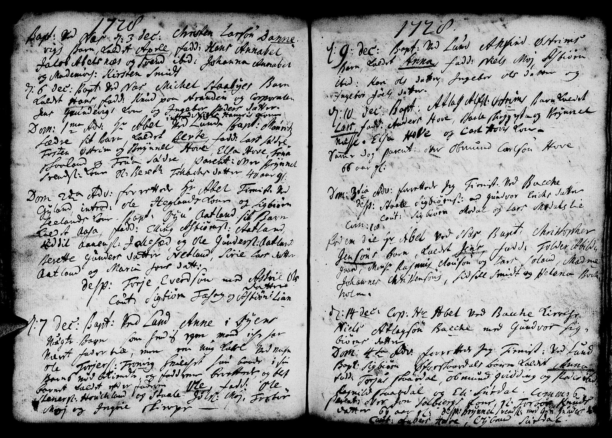 Lund sokneprestkontor, AV/SAST-A-101809/S06/L0001: Ministerialbok nr. A 1, 1724-1737