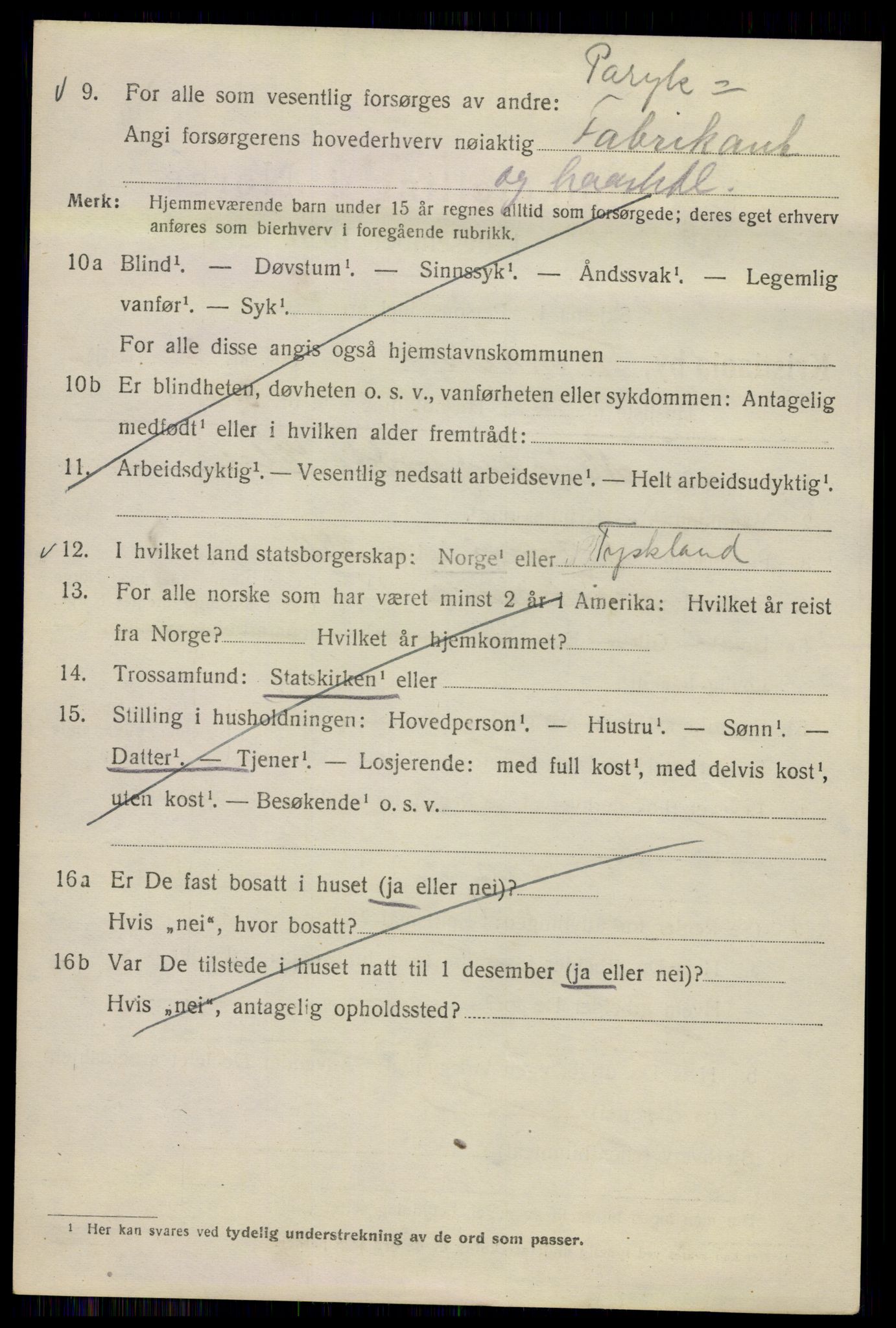 SAO, Folketelling 1920 for 0301 Kristiania kjøpstad, 1920, s. 150230