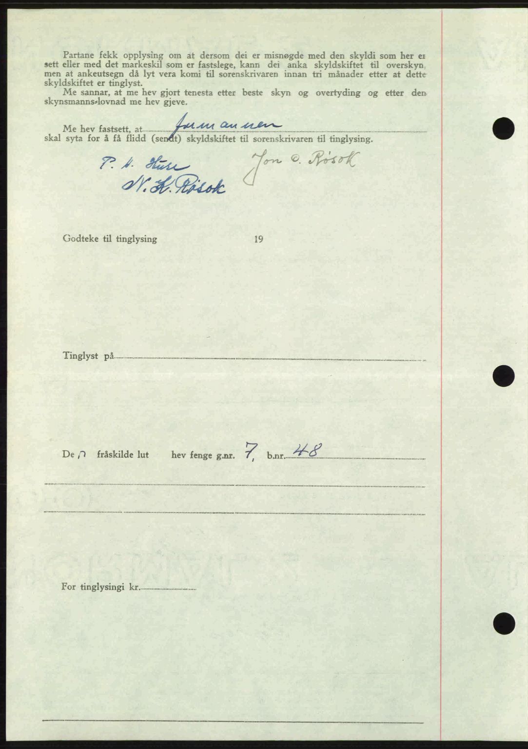 Romsdal sorenskriveri, AV/SAT-A-4149/1/2/2C: Pantebok nr. A28, 1948-1949, Dagboknr: 148/1949