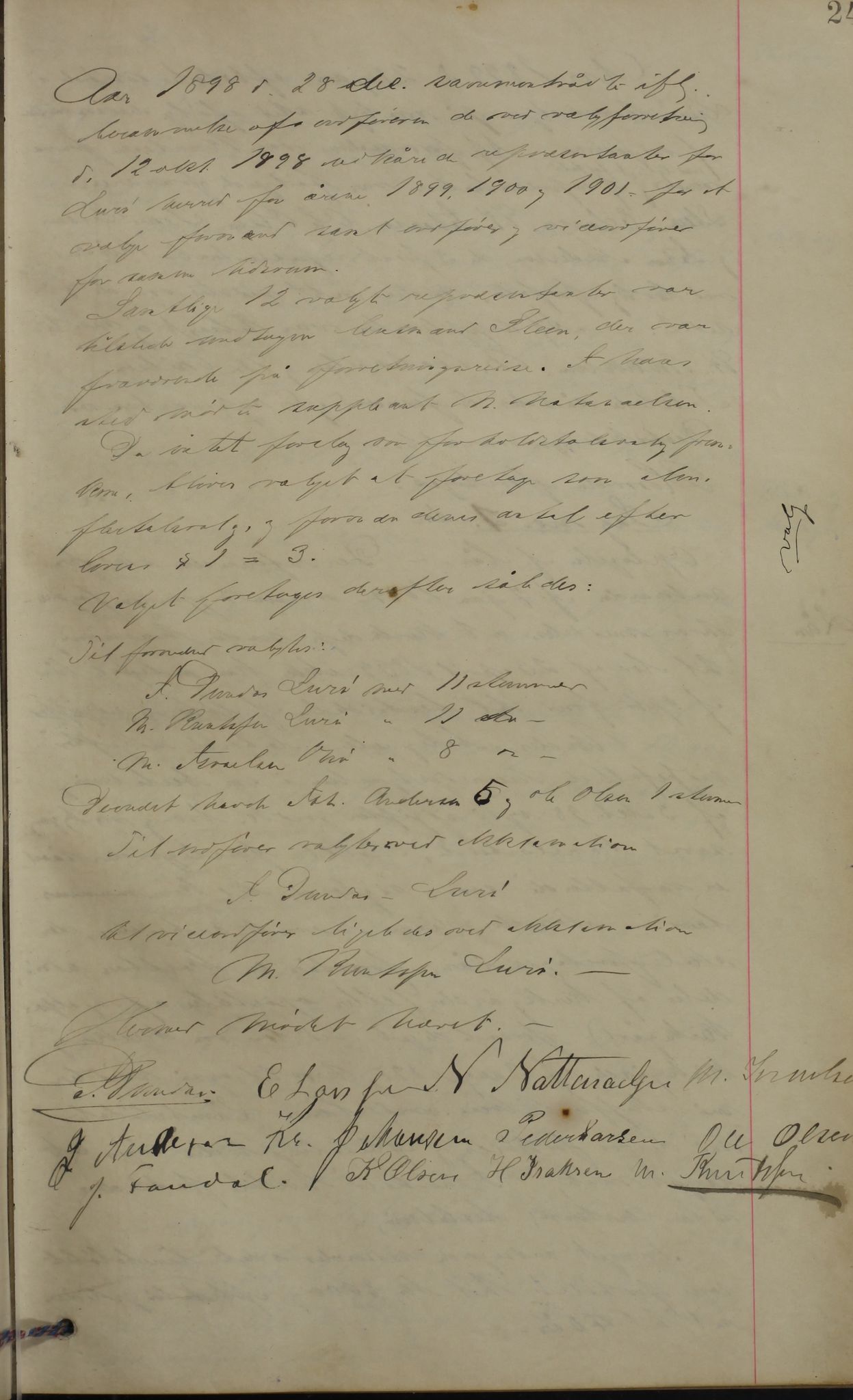 Lurøy kommune. Formannskapet, AIN/K-18340.150/100/L0003: Møtebok, 1873-1898, s. 24