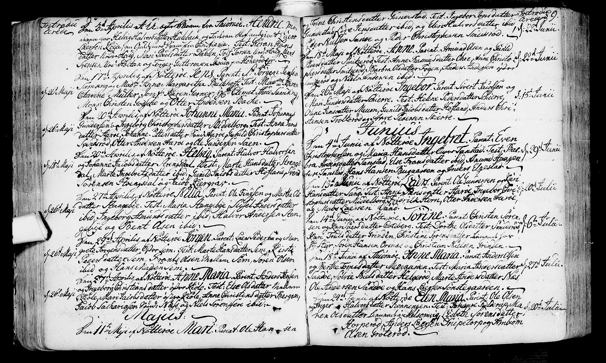 Nøtterøy kirkebøker, AV/SAKO-A-354/F/Fa/L0002: Ministerialbok nr. I 2, 1738-1790, s. 89
